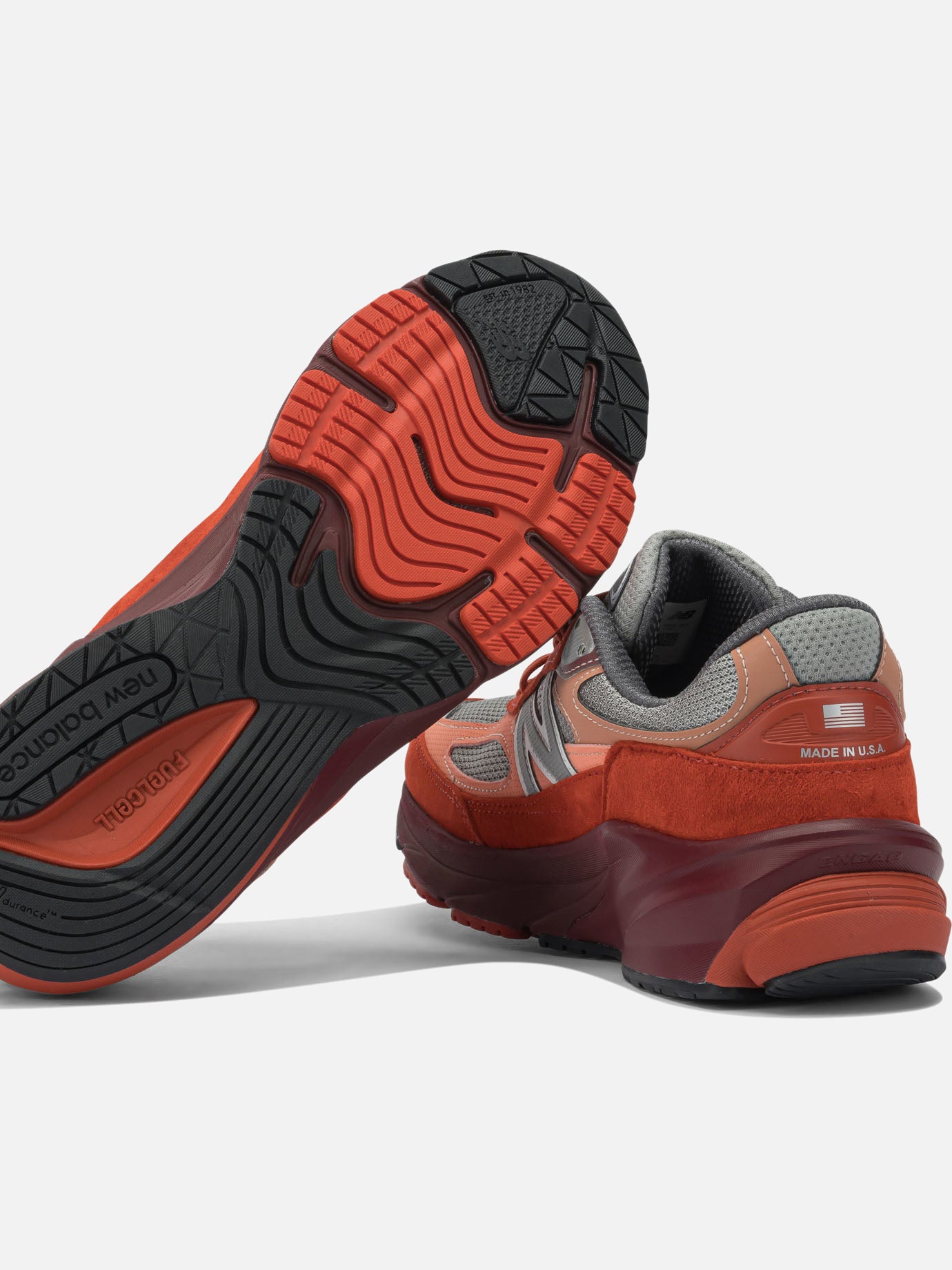 Low top sneakers 50% mesh 50% suede - 100% rubber  Red - New Balance Men | PDP | VIETTI Online Store | Zoom-Modal_5
