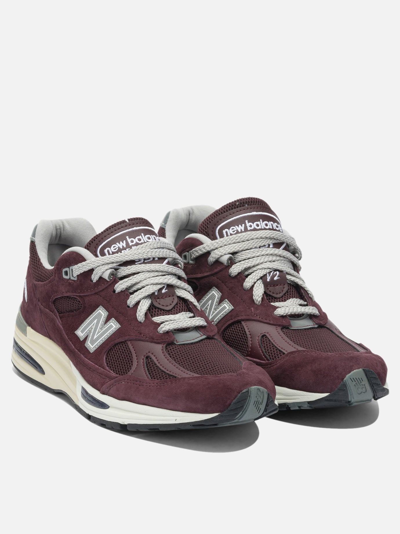 Sneaker basse 100% suede leather - 100% rubber  Bordeaux - New Balance Uomo | PDP | VIETTI Online Store | thumbnail_2