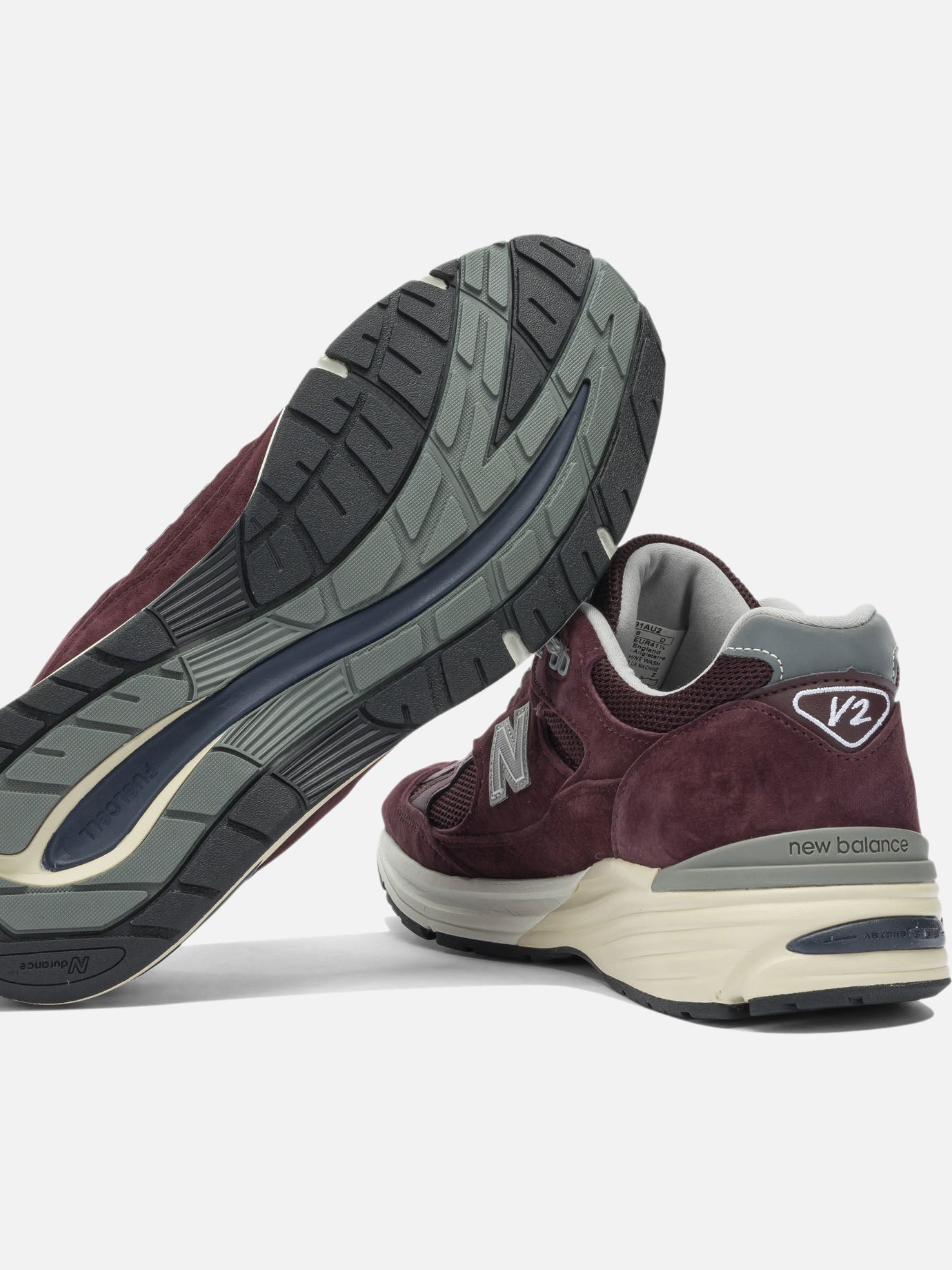 Sneaker basse 100% suede leather - 100% rubber  Bordeaux - New Balance Uomo | PDP | VIETTI Online Store | thumbnail_5