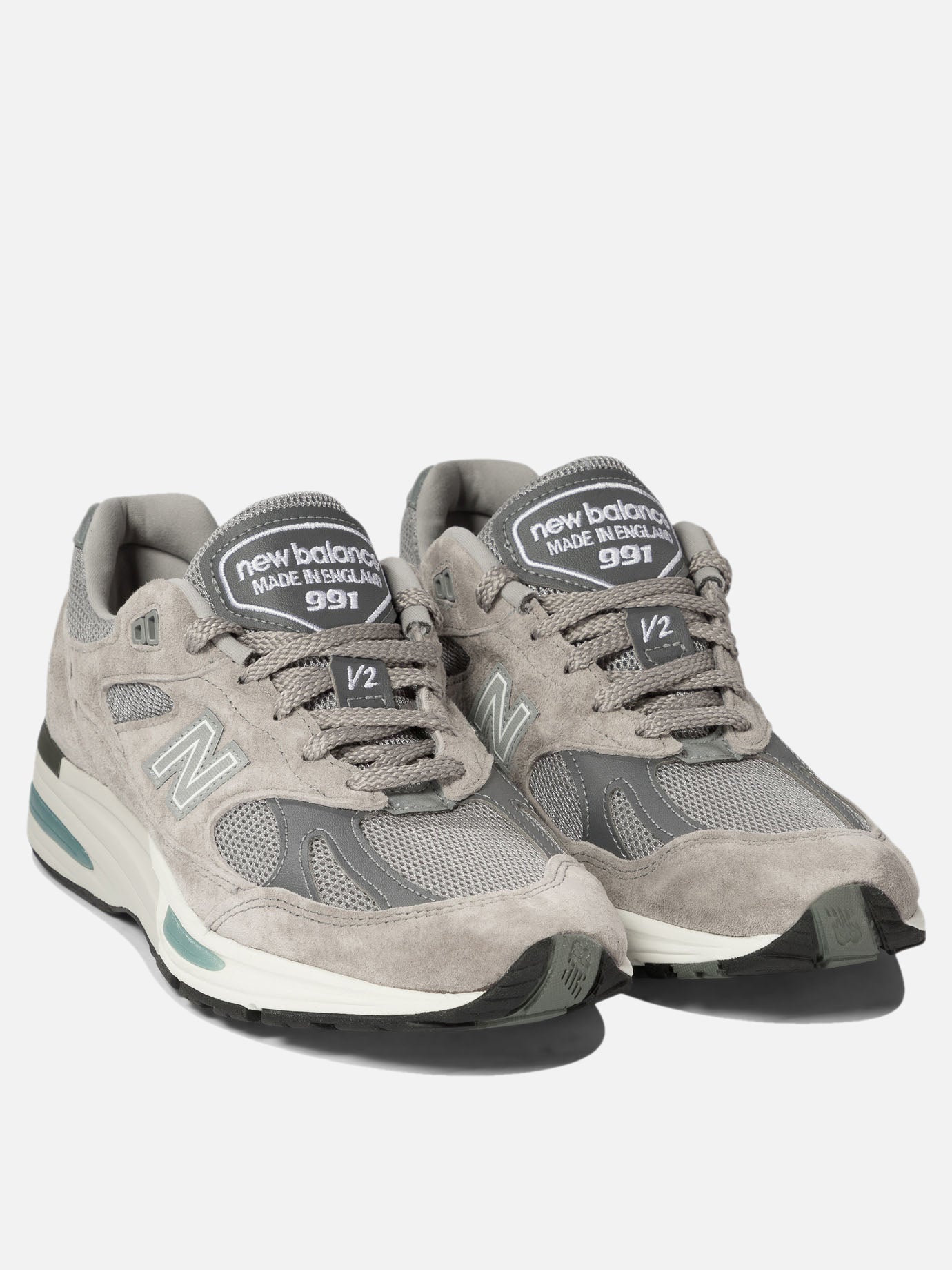 Low top sneakers 100% suede - 100% rubber  Grey - New Balance Men | PDP | VIETTI Online Store | Zoom-Modal_2
