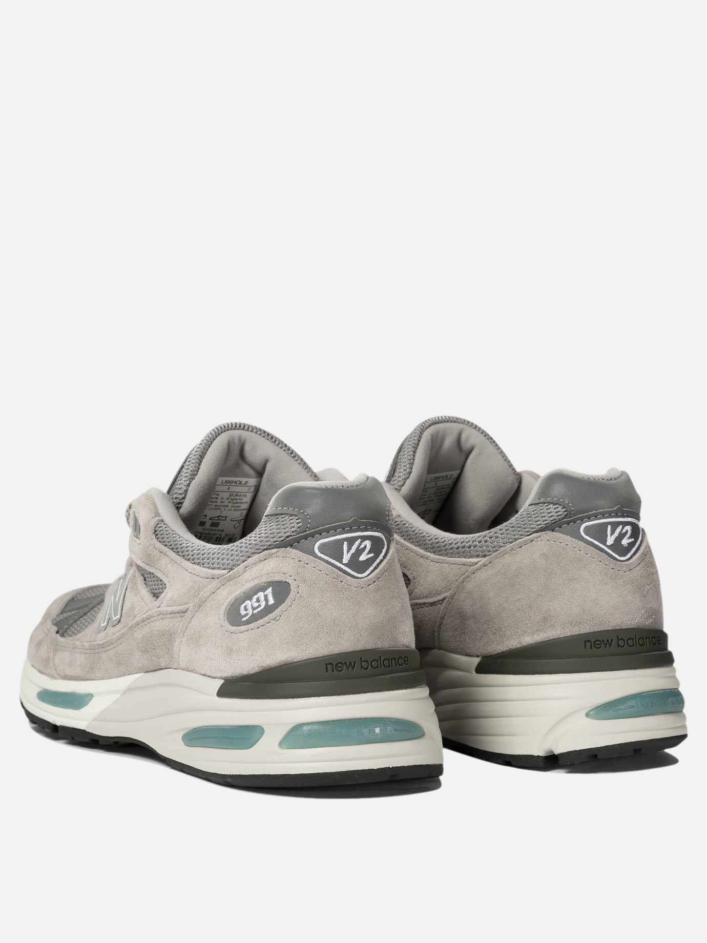 Low top sneakers 100% suede - 100% rubber  Grey - New Balance Men | PDP | VIETTI Online Store | thumbnail_4
