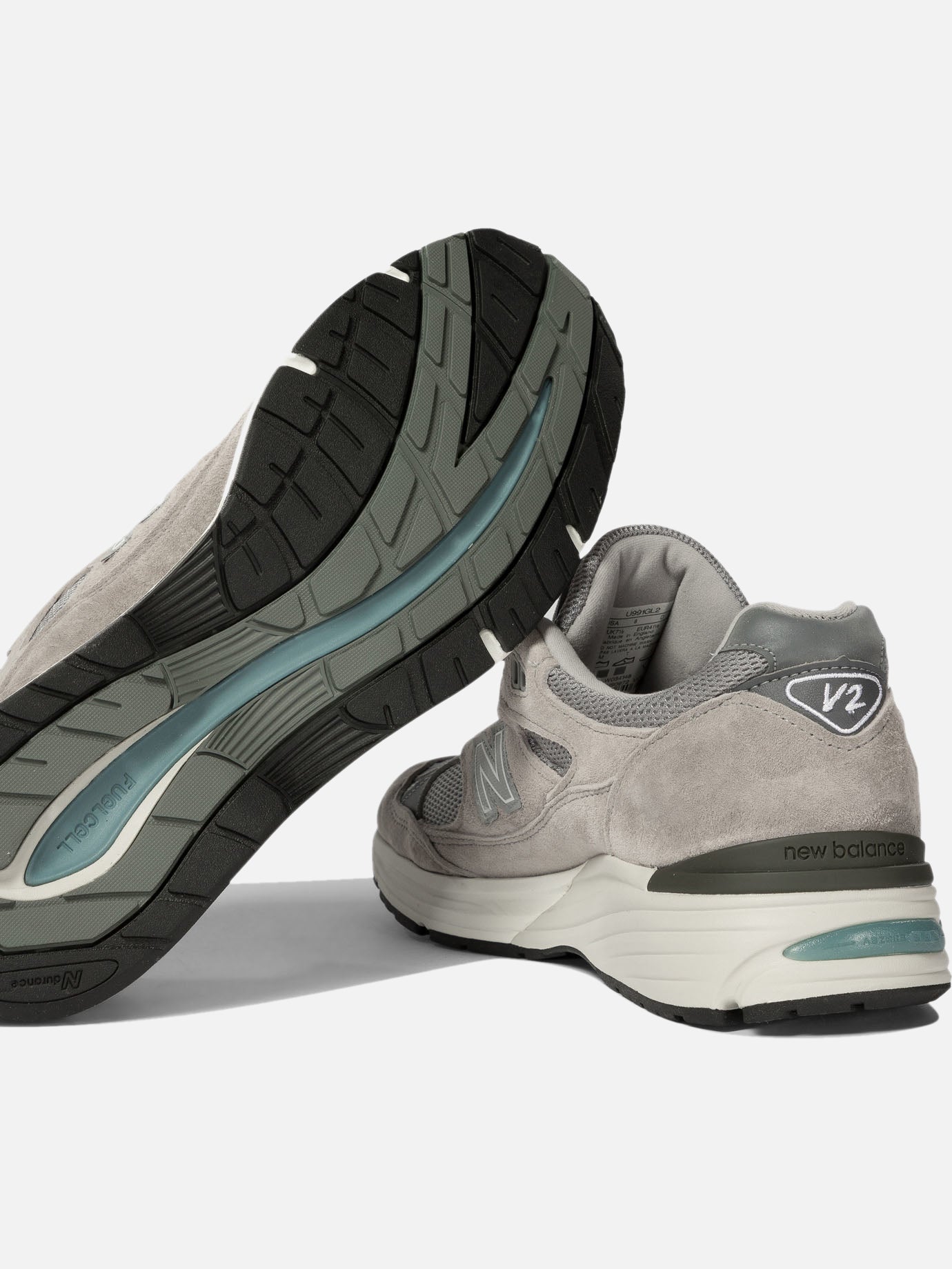 Low top sneakers 100% suede - 100% rubber  Grey - New Balance Men | PDP | VIETTI Online Store | Zoom-Modal_5
