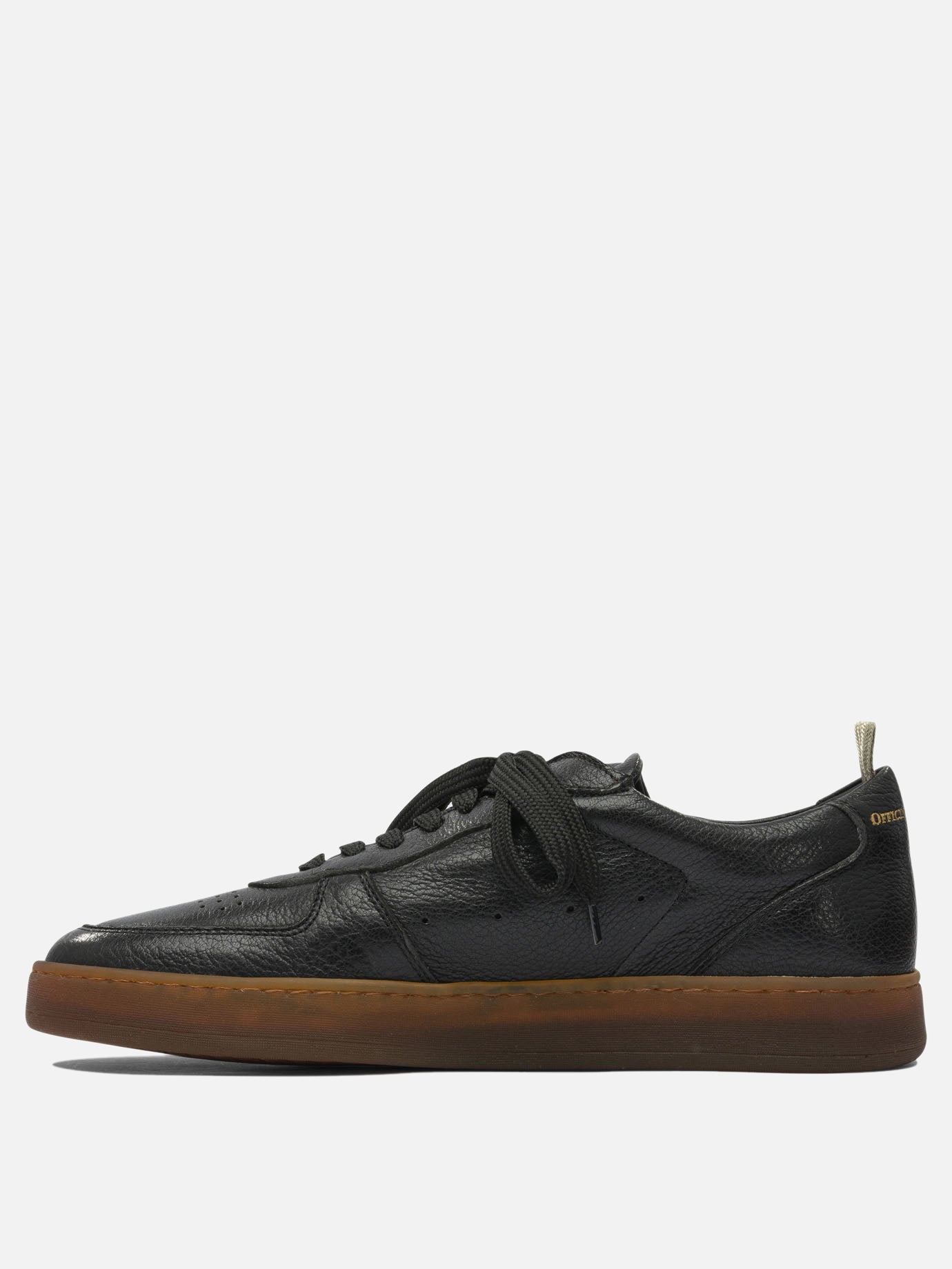 Sneaker basse 100% leather - 100% rubber  Nero - Officine Creative Uomo | PDP | VIETTI Online Store | Zoom-Modal_4
