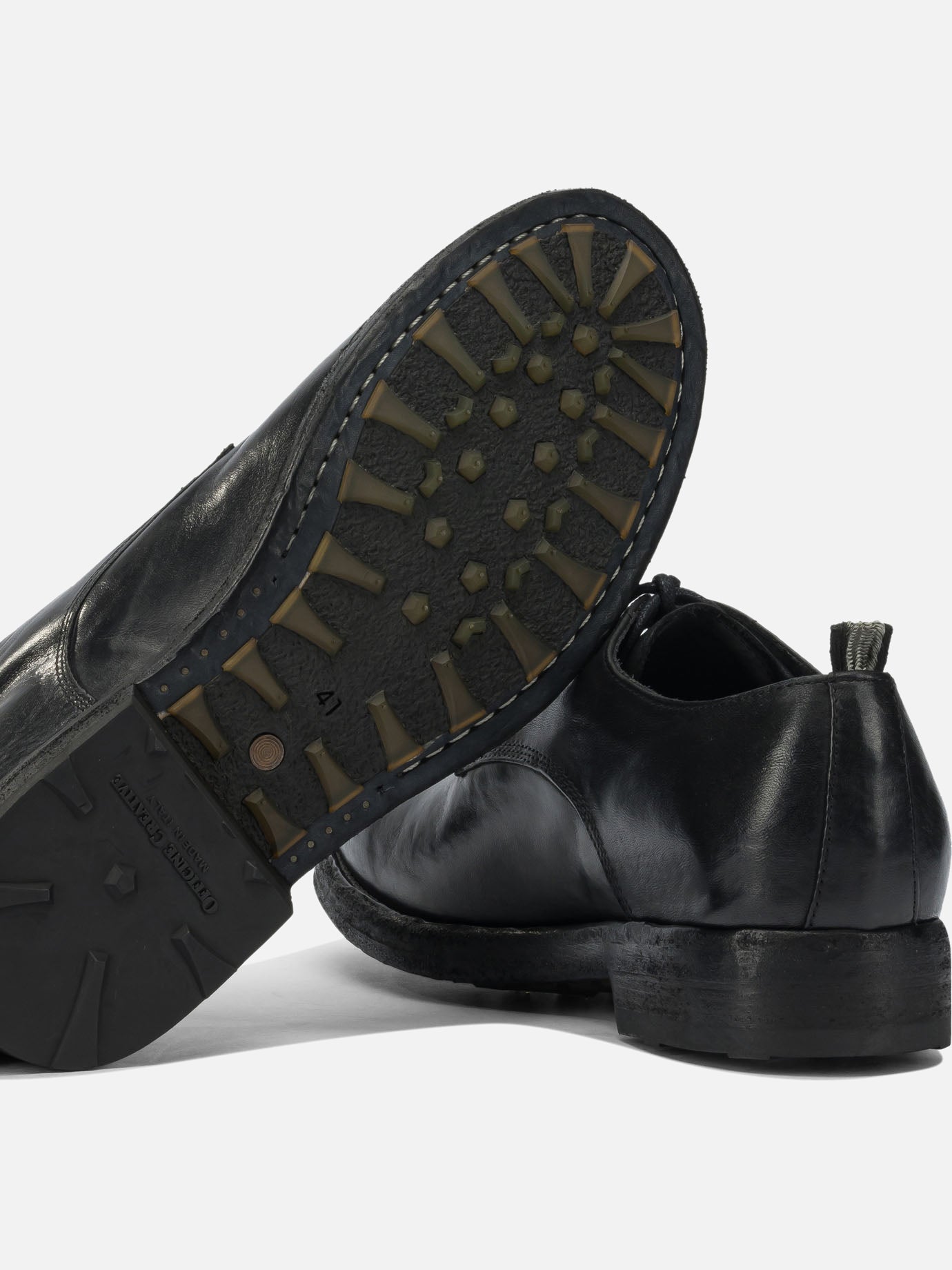 Derby 100% leather - 100% rubber  Black - Officine Creative Men | PDP | VIETTI Online Store | thumbnail_5