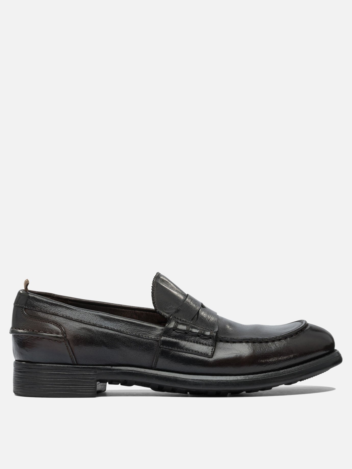 Loafers 100% leather - 100% rubber  Black - Officine Creative Men | PDP | VIETTI Online Store | thumbnail