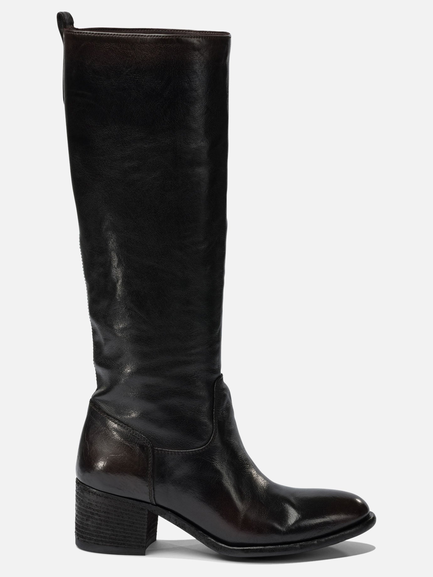 Al ginocchio 100% calf - 50% calf 50% rubber  Nero - Officine Creative Donna | PDP | VIETTI Online Store | thumbnail