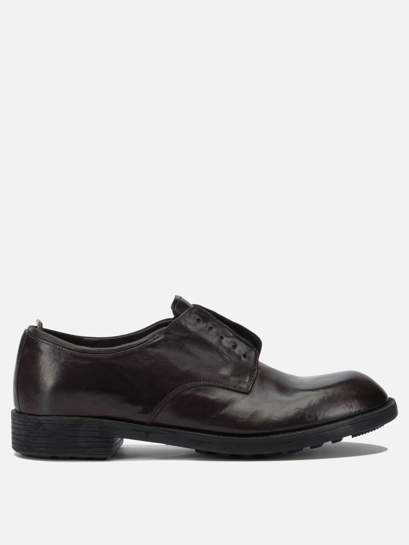 Derby 100% leather - 100% rubber  Brown - Officine Creative Men | PDP | VIETTI Online Store | Zoom-Modal
