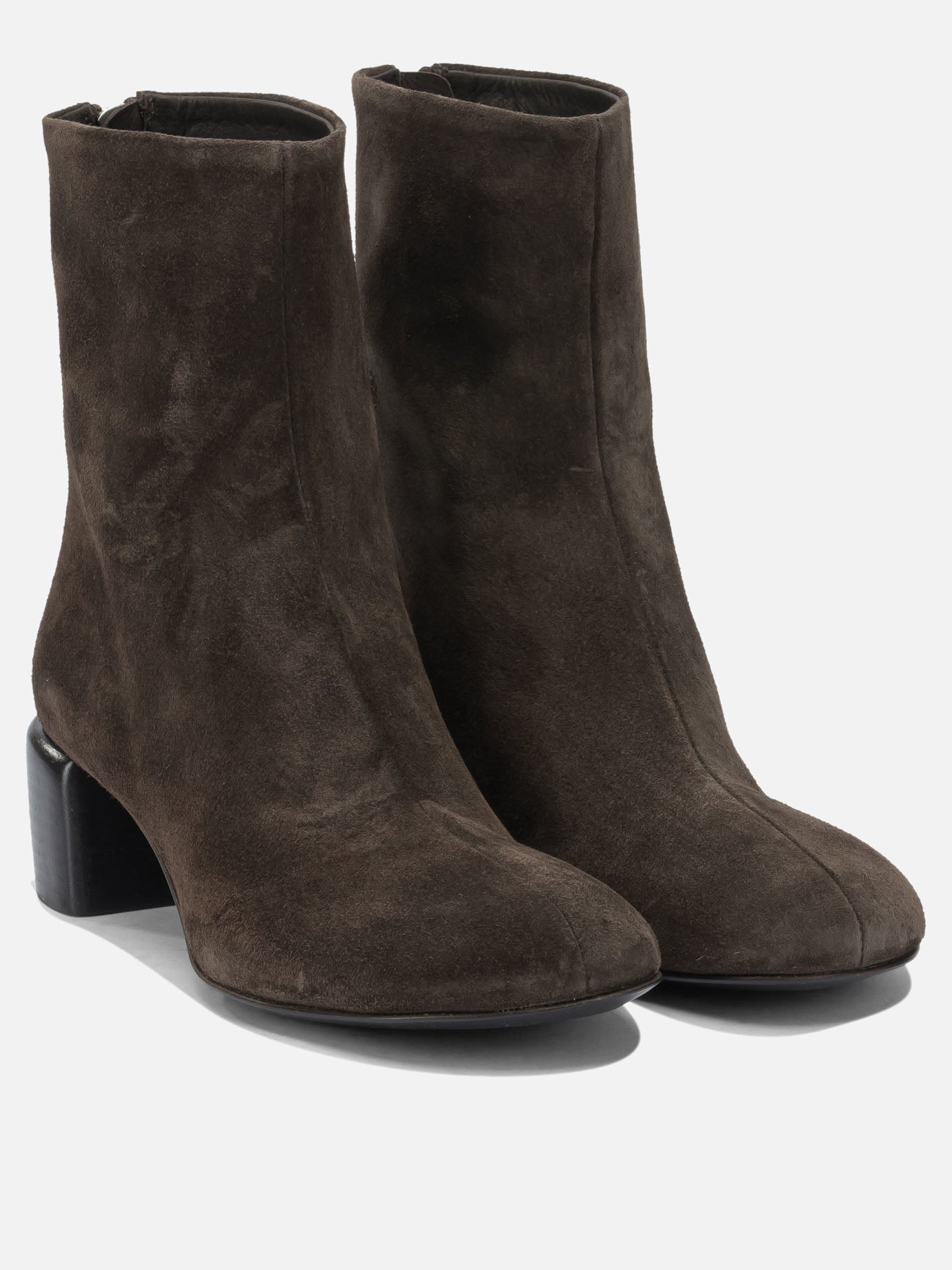 Zipped boots 100% leather - 90% leather 10% rubber  Brown - Officine Creative Women | PDP | VIETTI Online Store | thumbnail_2