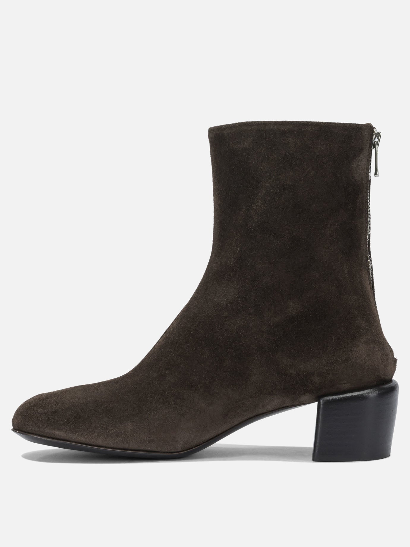 Zipped boots 100% leather - 90% leather 10% rubber  Brown - Officine Creative Women | PDP | VIETTI Online Store | thumbnail_3