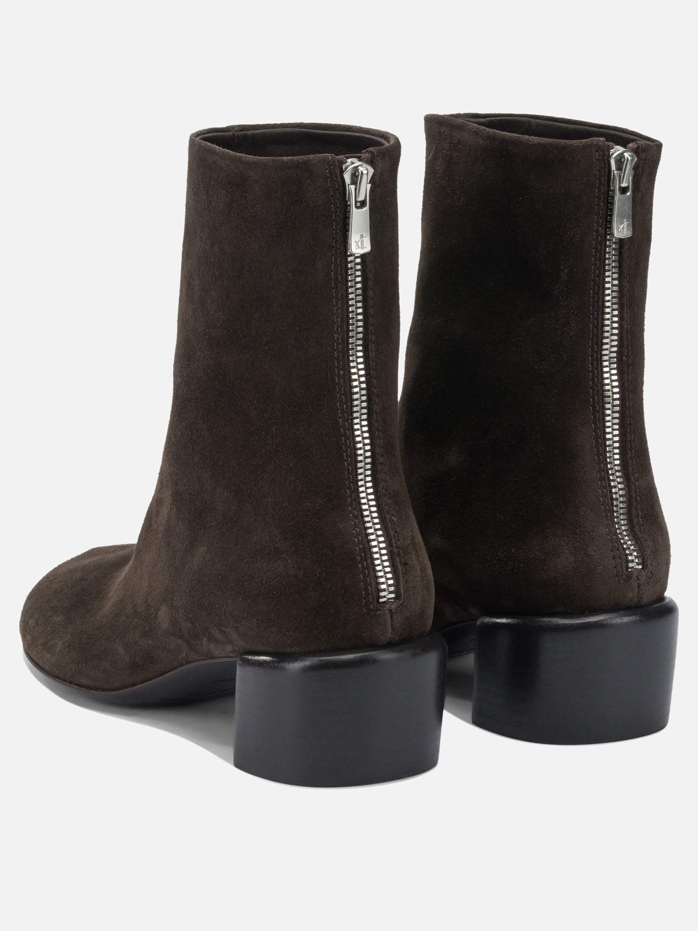 Zipped boots 100% leather - 90% leather 10% rubber  Brown - Officine Creative Women | PDP | VIETTI Online Store | thumbnail_4