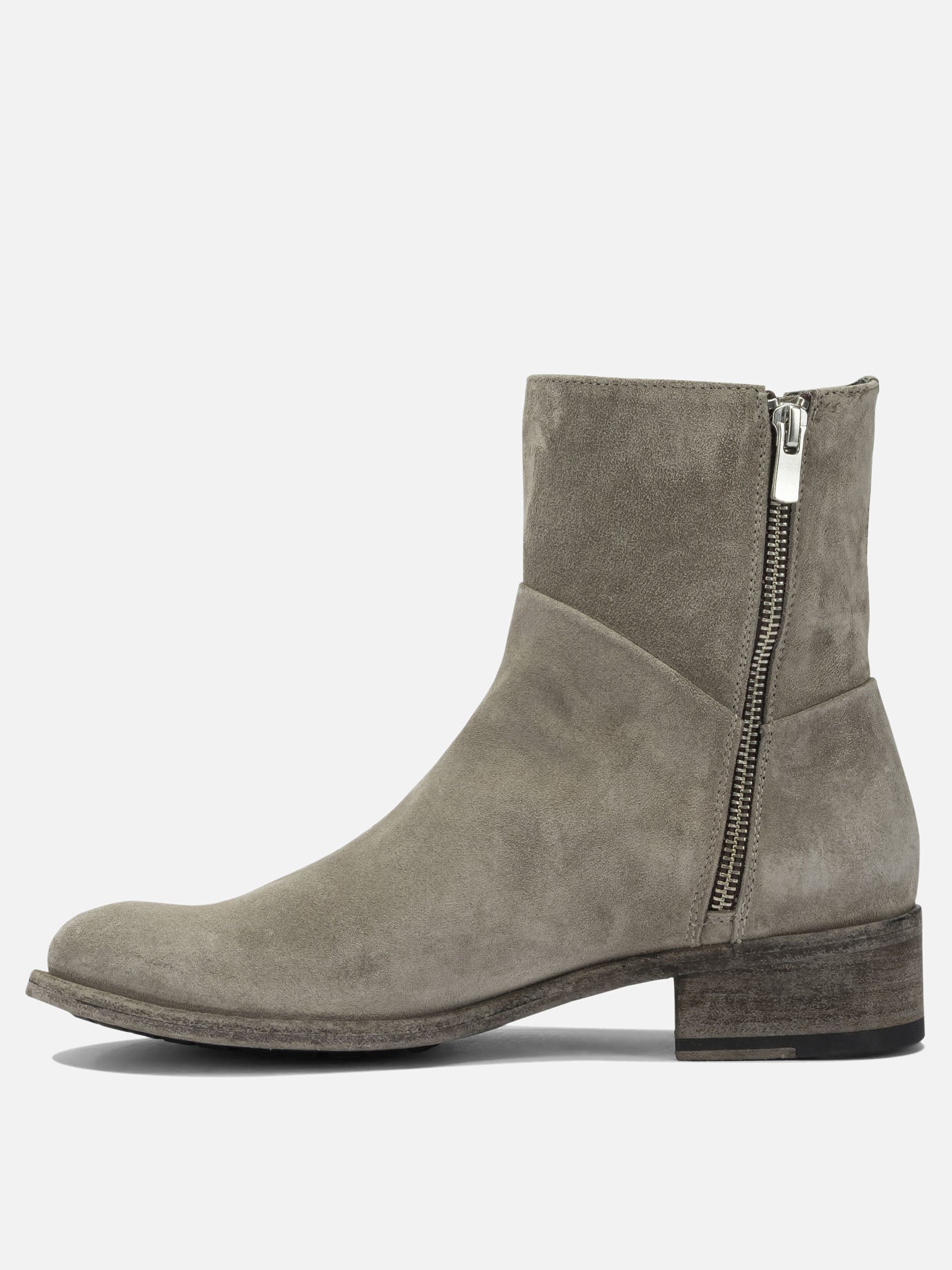Zipped boots 100% suede - 50% leather 50% rubber  Beige - Officine Creative Women | PDP | VIETTI Online Store | Zoom-Modal_3
