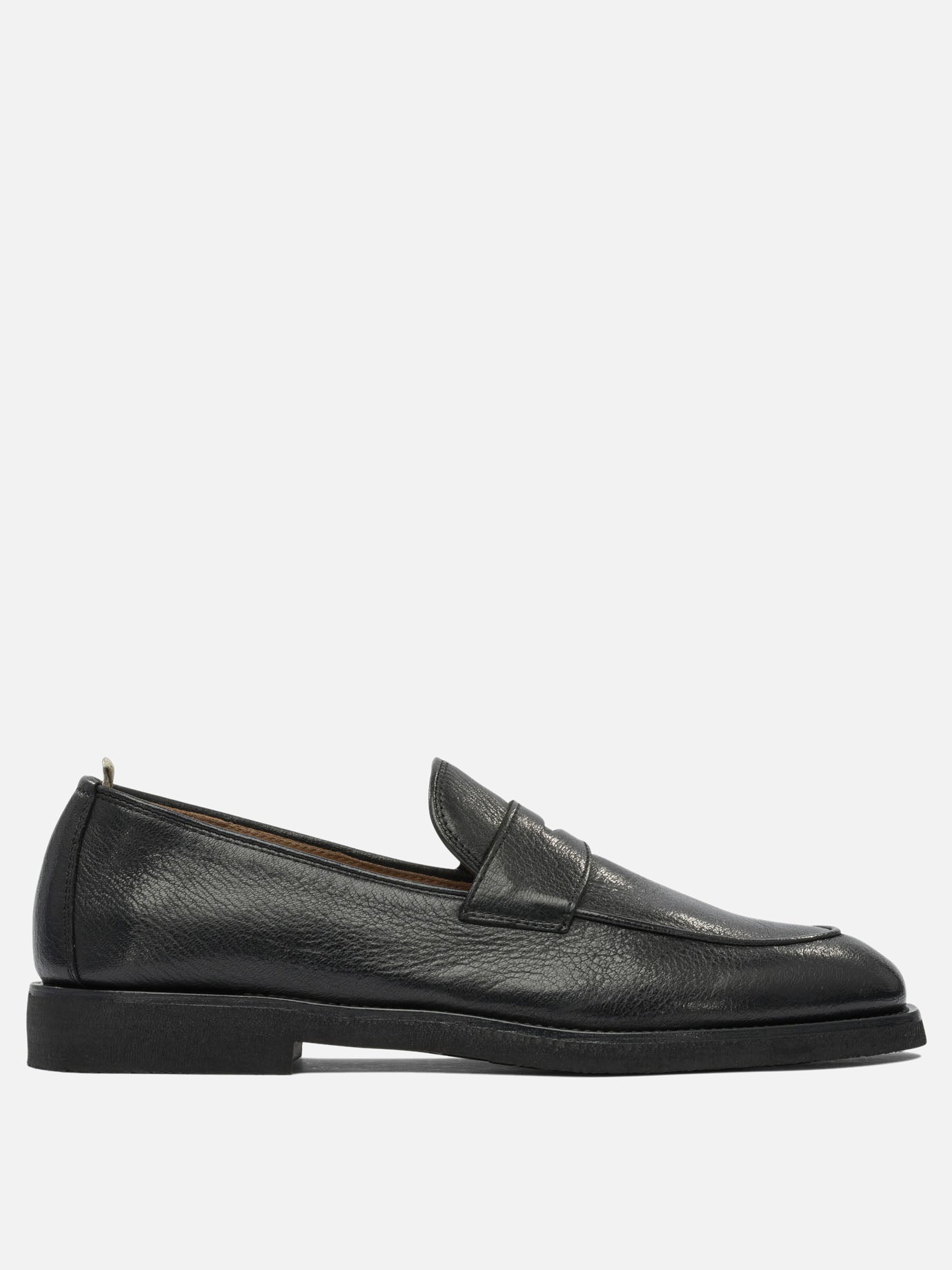 Loafers 100% suede - 100% rubber  Black - Officine Creative Men | PDP | VIETTI Online Store | thumbnail