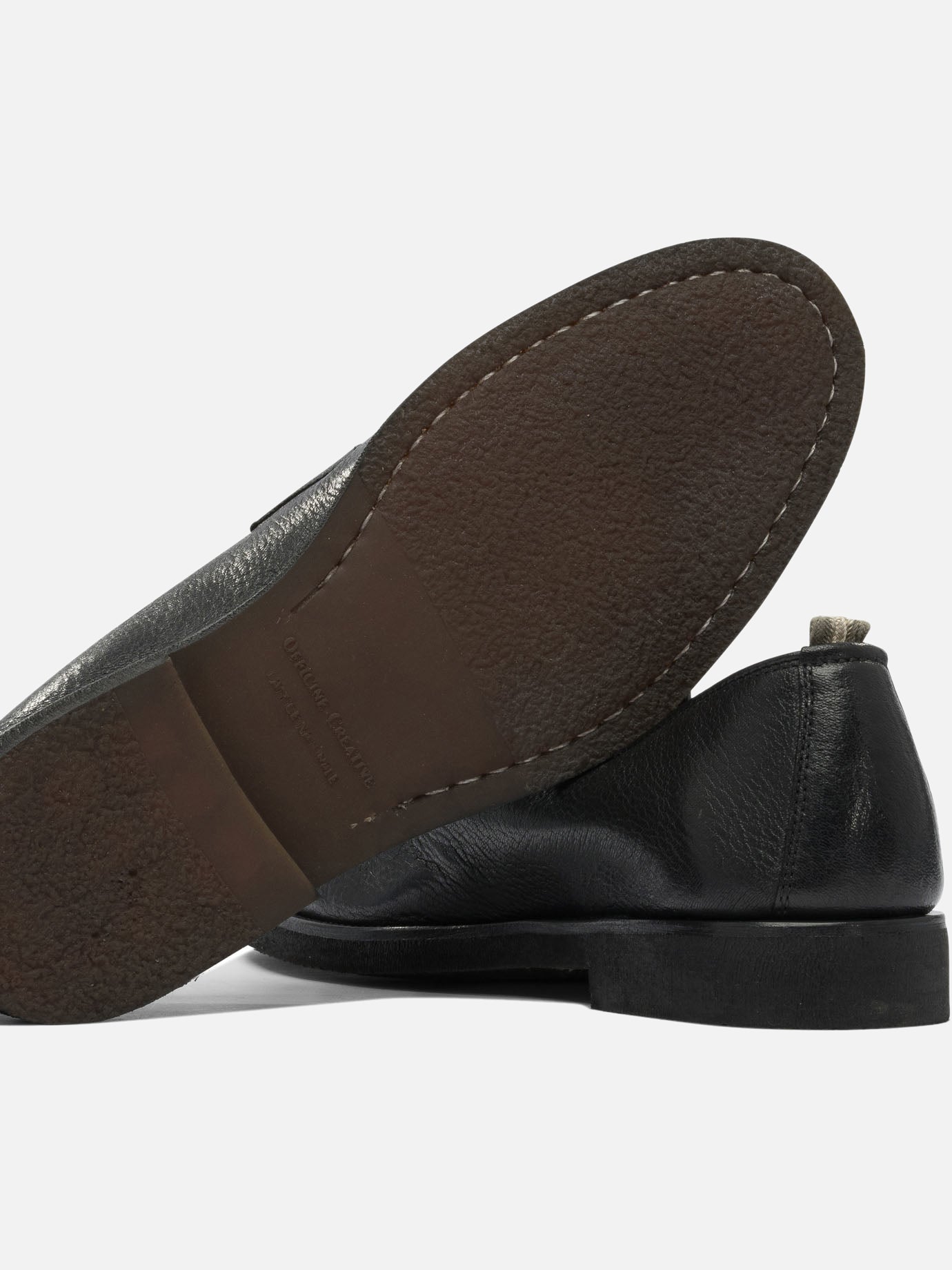 Loafers 100% suede - 100% rubber  Black - Officine Creative Men | PDP | VIETTI Online Store | thumbnail_5