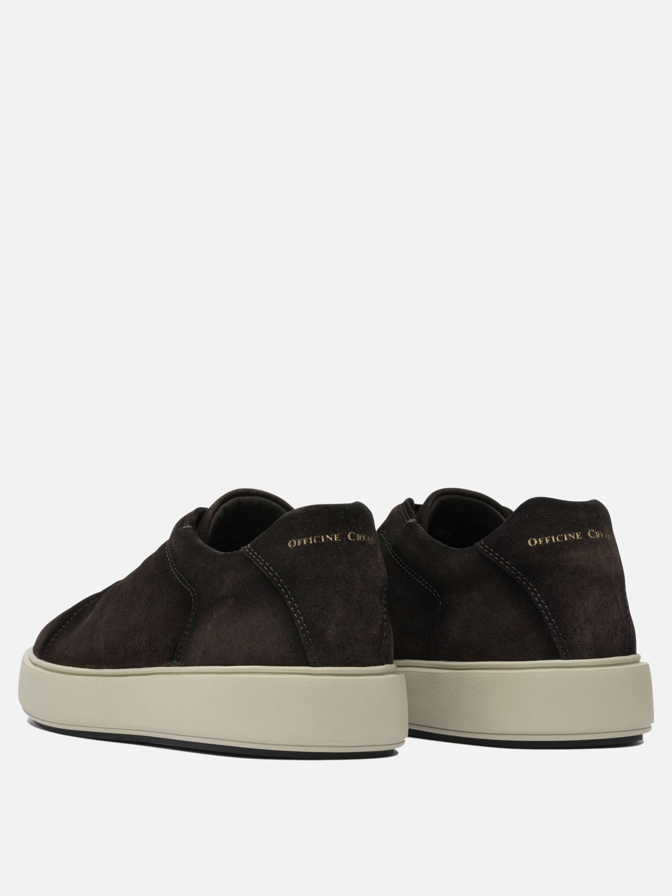 Sneaker basse 100% leather - 100% rubber  Marrone - Officine Creative Uomo | PDP | VIETTI Online Store | Zoom-Modal_4
