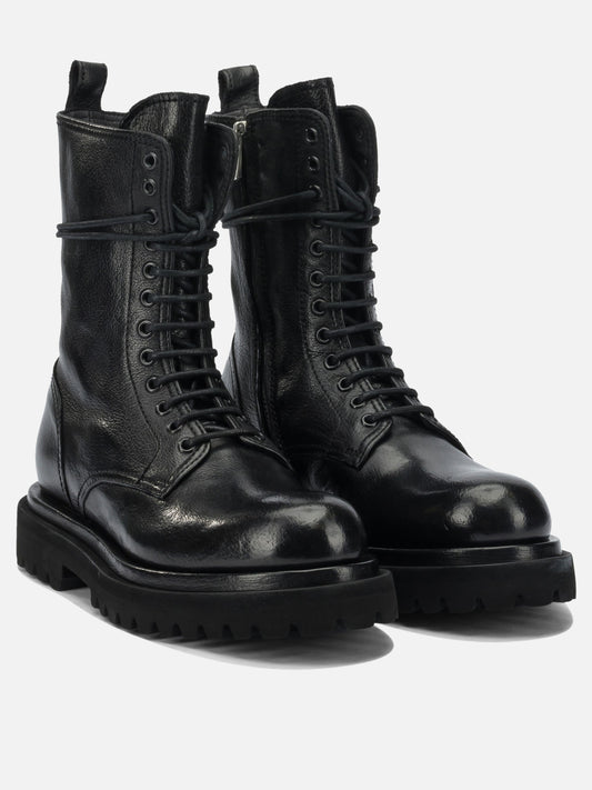 Anfibi 100% leather - 100% rubber  Nero - Officine Creative Donna | PLP | VIETTI Online Store | 2
