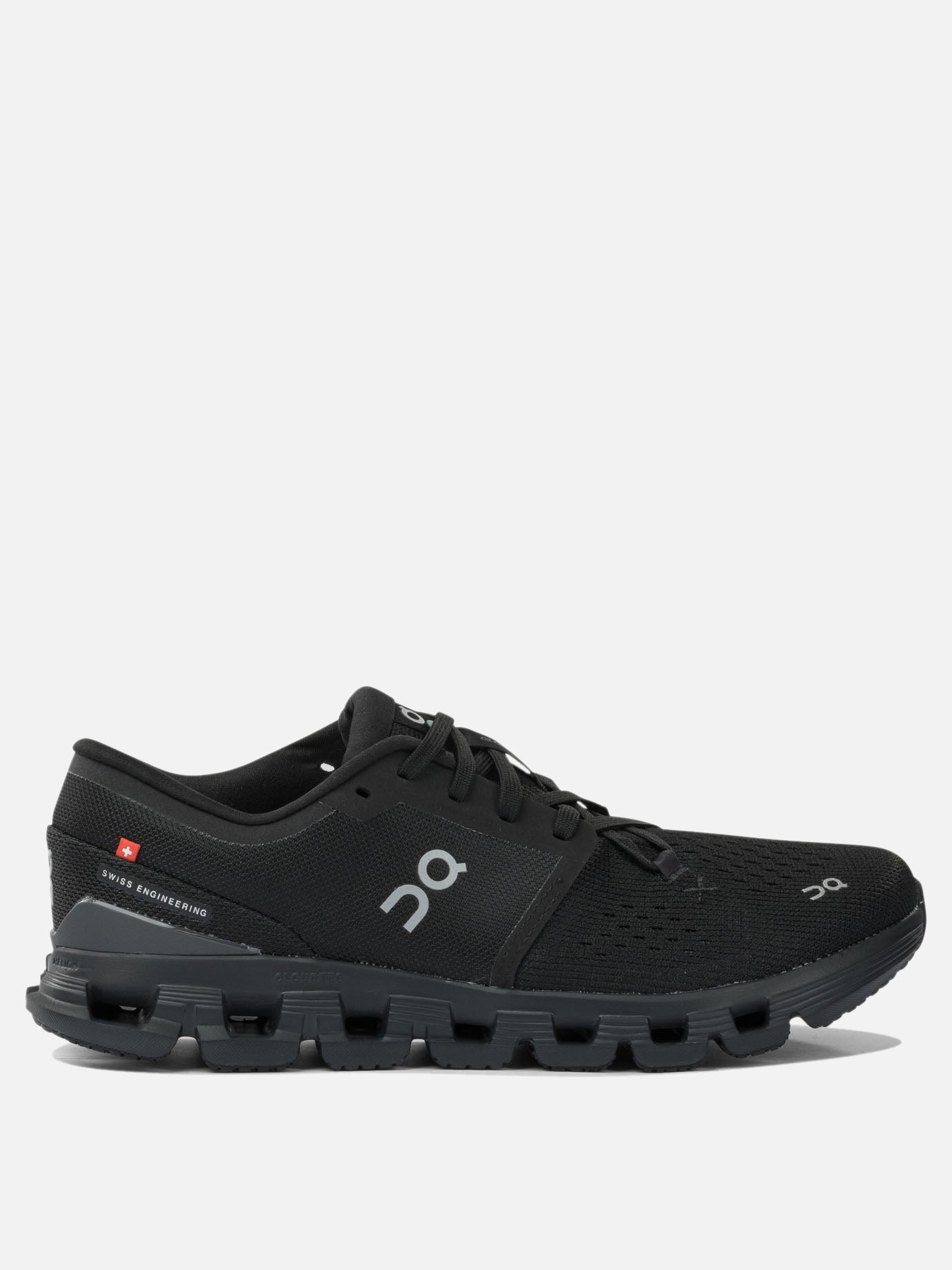 Low top sneakers 100% recycled polyester - 100% rubber  Black - On Running Men | PDP | VIETTI Online Store | thumbnail