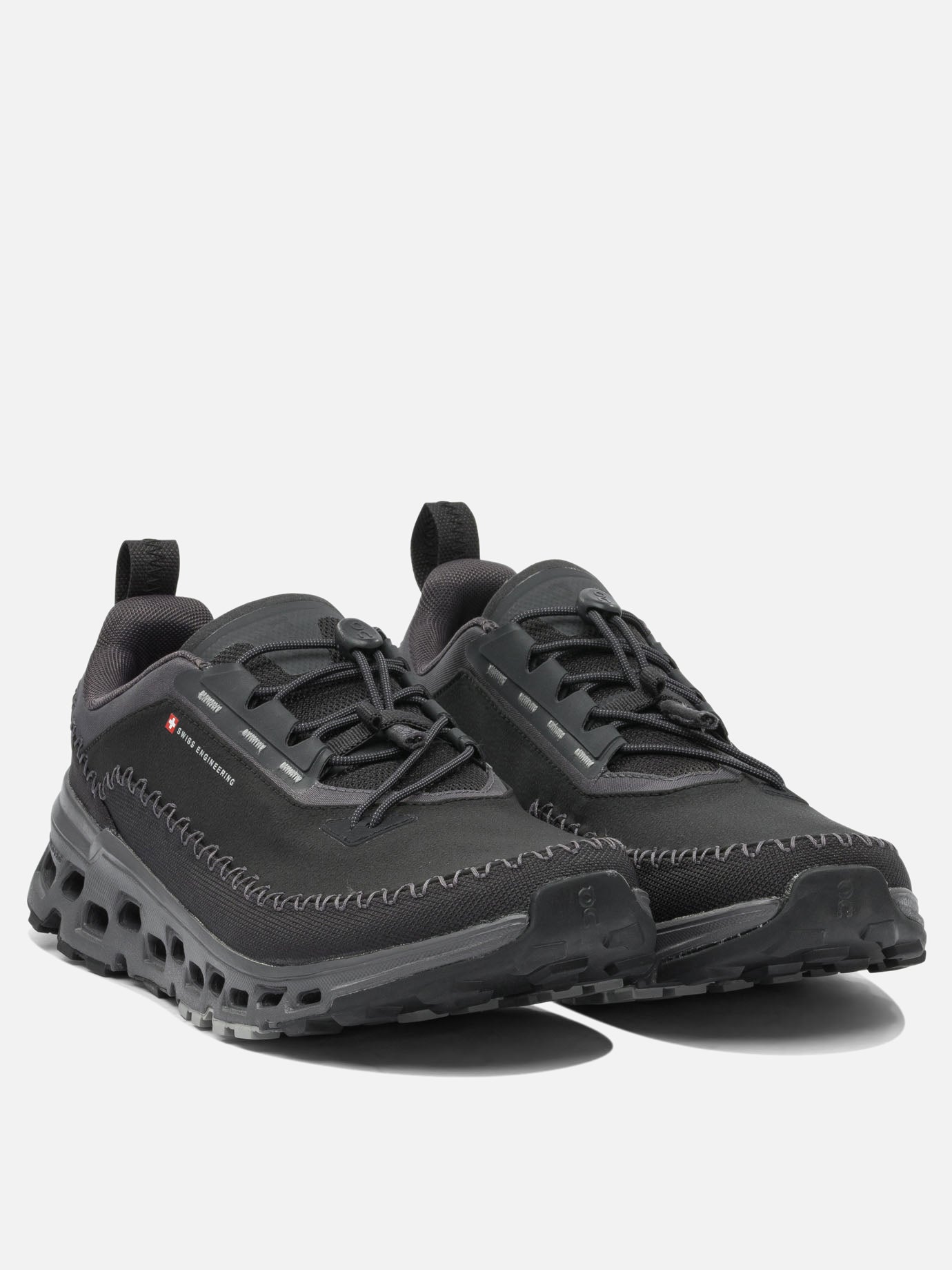 Low top sneakers 100% recycled polyester - 100% rubber  Black - On Running Men | PDP | VIETTI Online Store | thumbnail_2