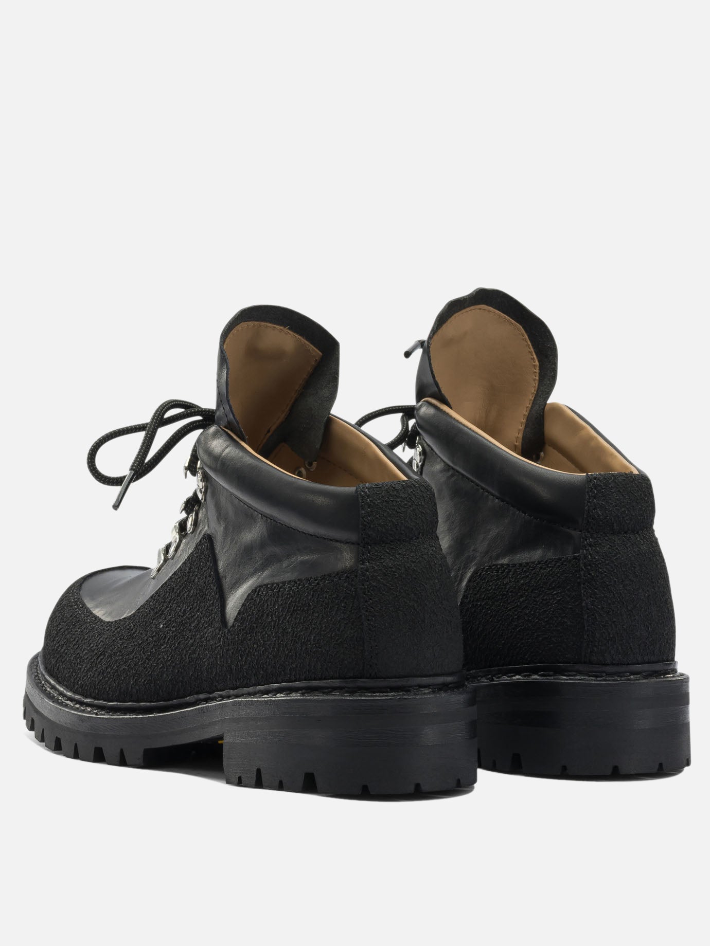 Stivaletti stringati 100% cow leather  Nero - Our Legacy Uomo | PDP | VIETTI Online Store | Zoom-Modal_4
