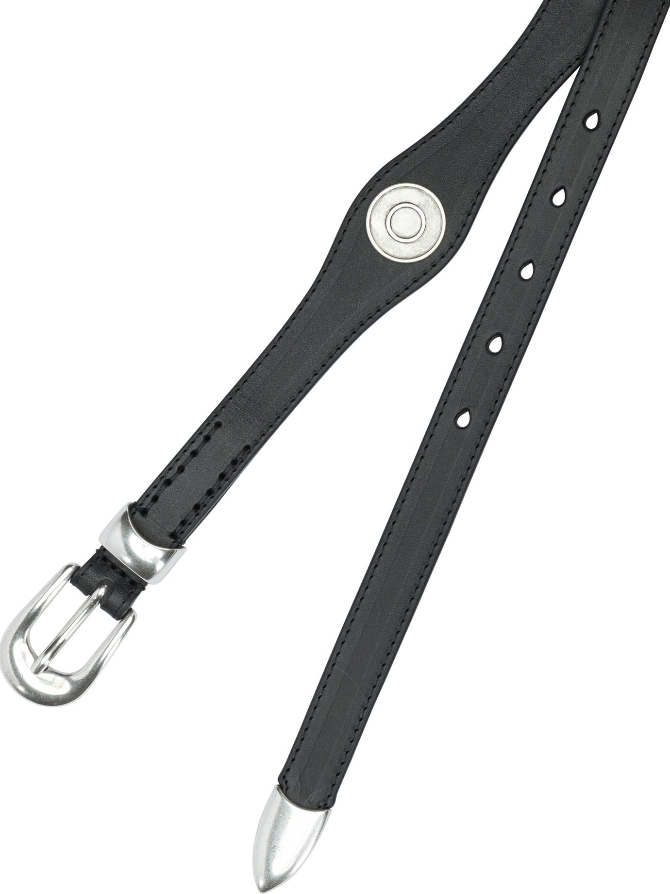 Leather belts 100% leather  Black - Our Legacy Men | PDP | VIETTI Online Store | Zoom-Modal_2
