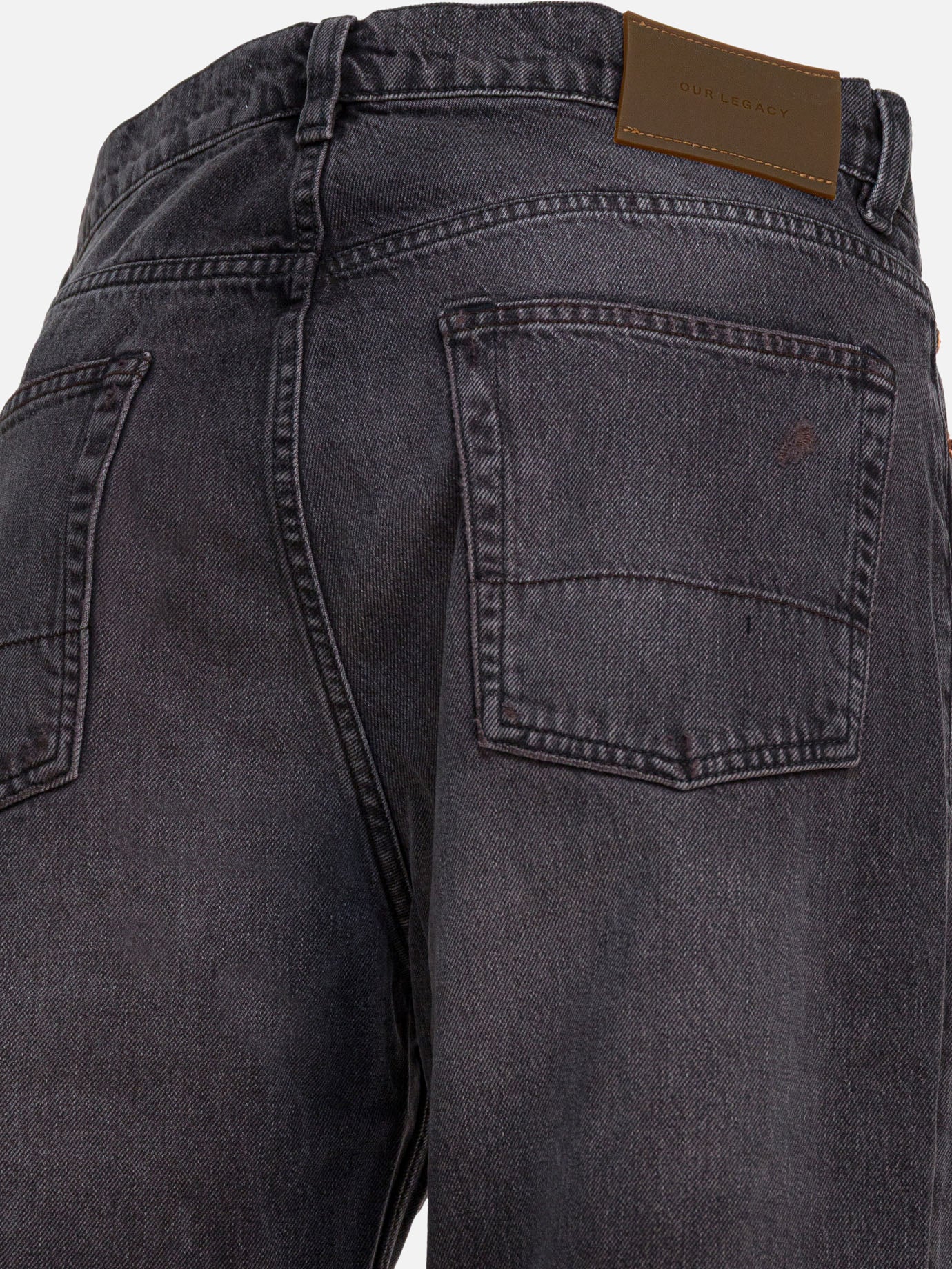 Wide-leg jeans Solid colour  Brown - Our Legacy Men | PDP | VIETTI Online Store | Zoom-Modal_4
