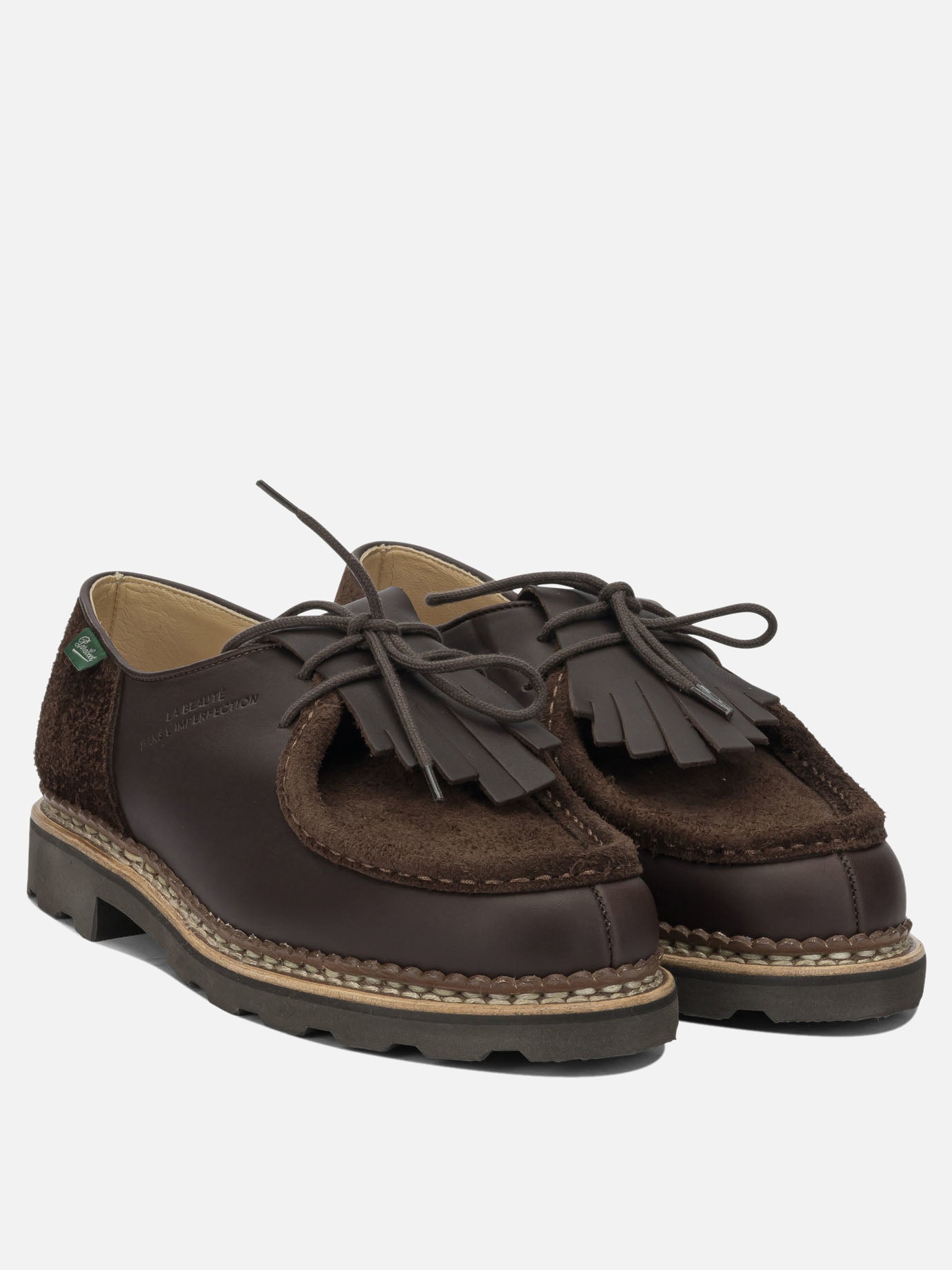 Derby 100% leather - 100% rubber  Brown - Paraboot Men | PDP | VIETTI Online Store | Zoom-Modal_2
