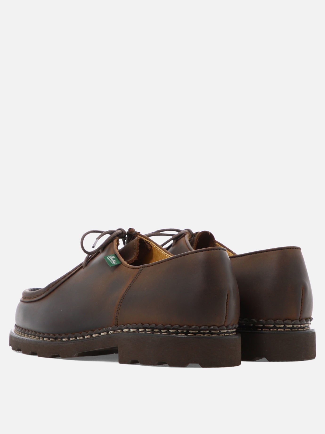 Laced loafers 100% leather - 100% rubber  Brown - Paraboot Men | PDP | VIETTI Online Store | Zoom-Modal_4
