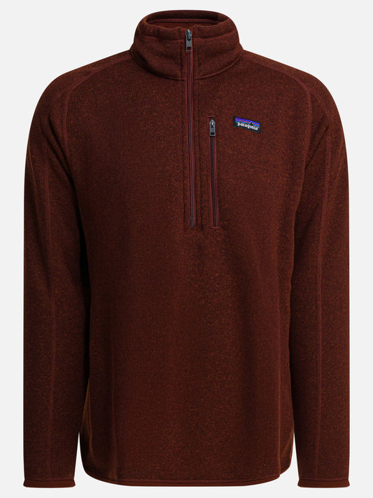 Half zip sweatshirts Solid colour  Bordeaux - Patagonia Men | PLP | VIETTI Online Store 
