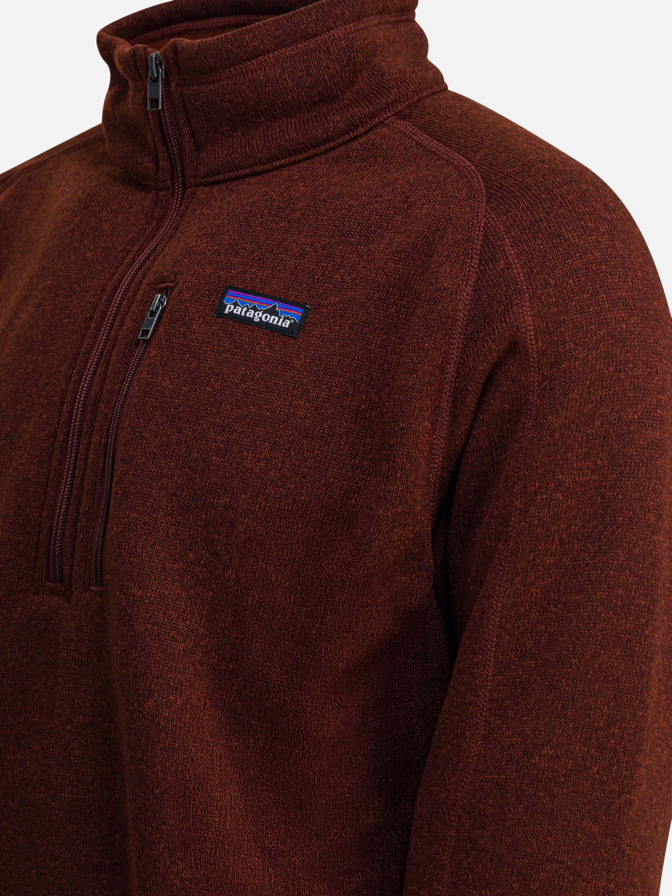 Half zip sweatshirts Solid colour  Bordeaux - Patagonia Men | PDP | VIETTI Online Store | Zoom-Modal_4
