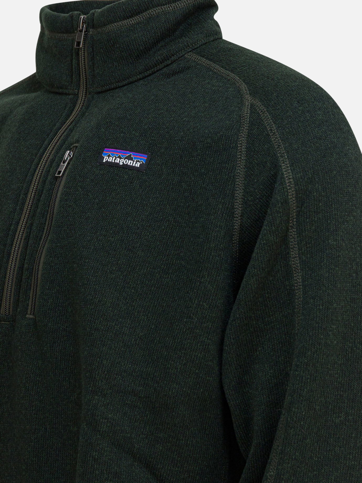 Felpe con mezza zip Solid colour  Verde - Patagonia Uomo | PDP | VIETTI Online Store | Zoom-Modal_4
