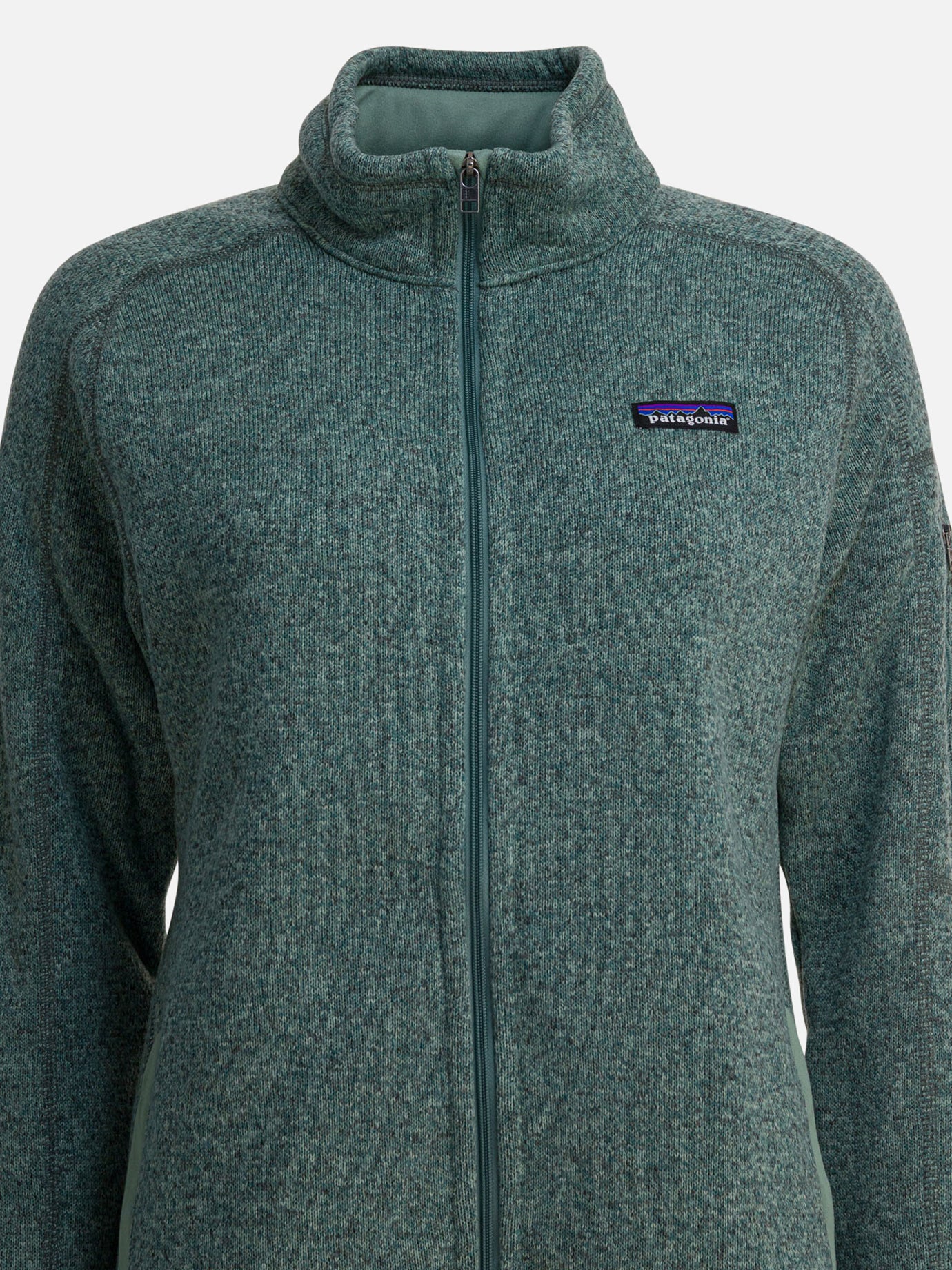 Felpe con zip Solid colour  Verde - Patagonia Donna | PDP | VIETTI Online Store | thumbnail_3