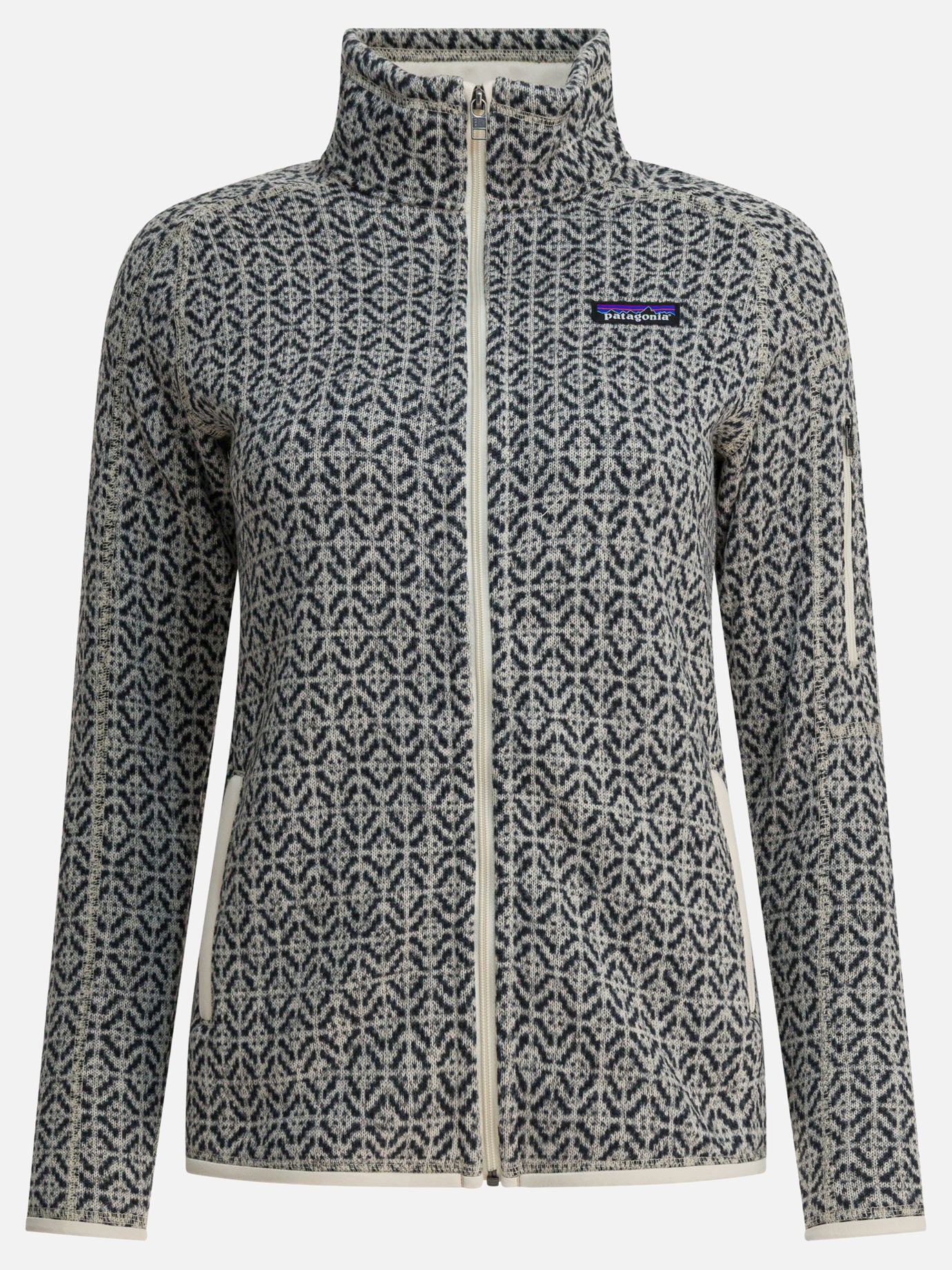 Full zip sweatshirts Solid colour  Beige - Patagonia Women | PDP | VIETTI Online Store | thumbnail