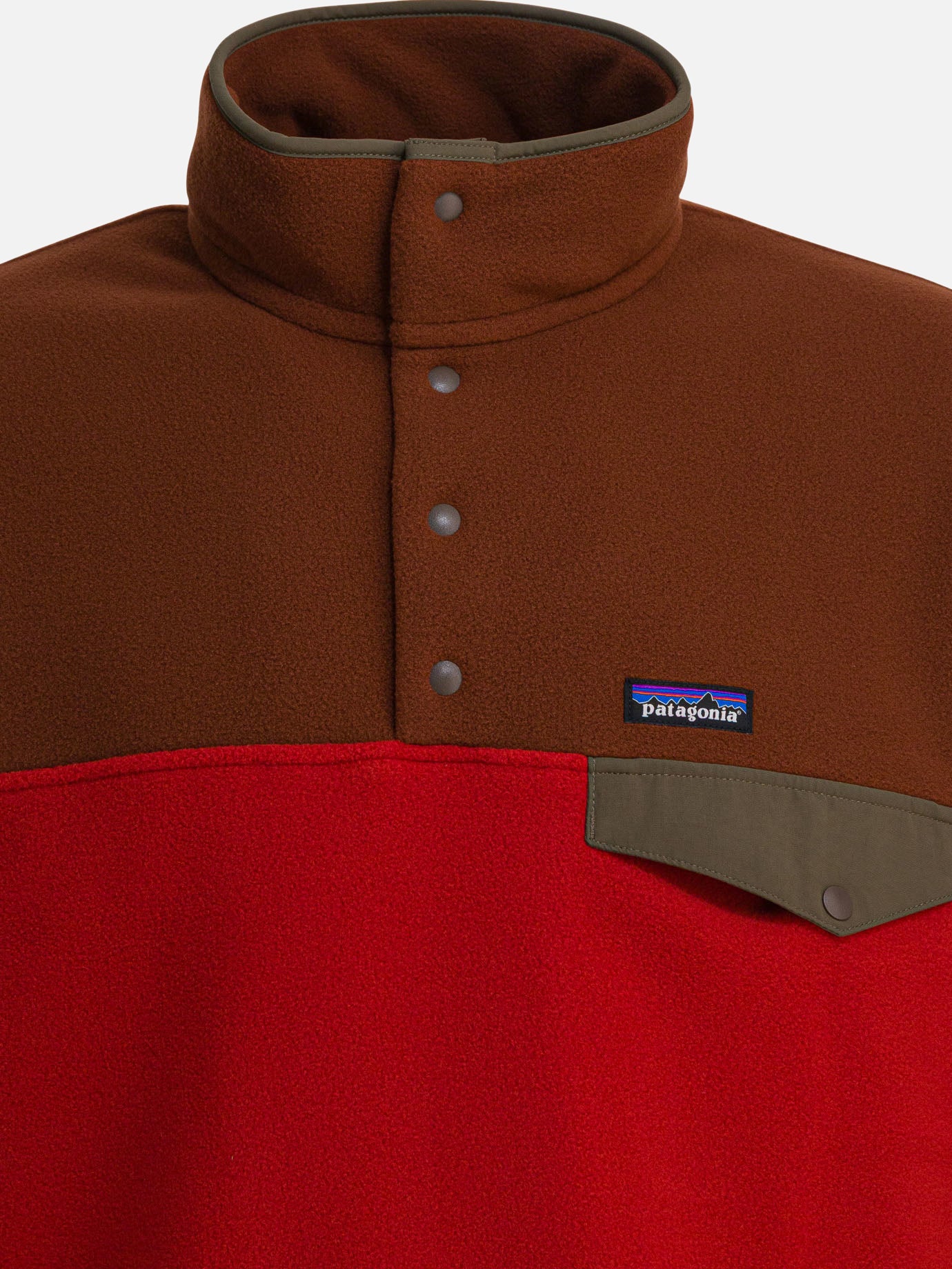 Half zip sweatshirts Solid colour  Red - Patagonia Men | PDP | VIETTI Online Store | Zoom-Modal_3
