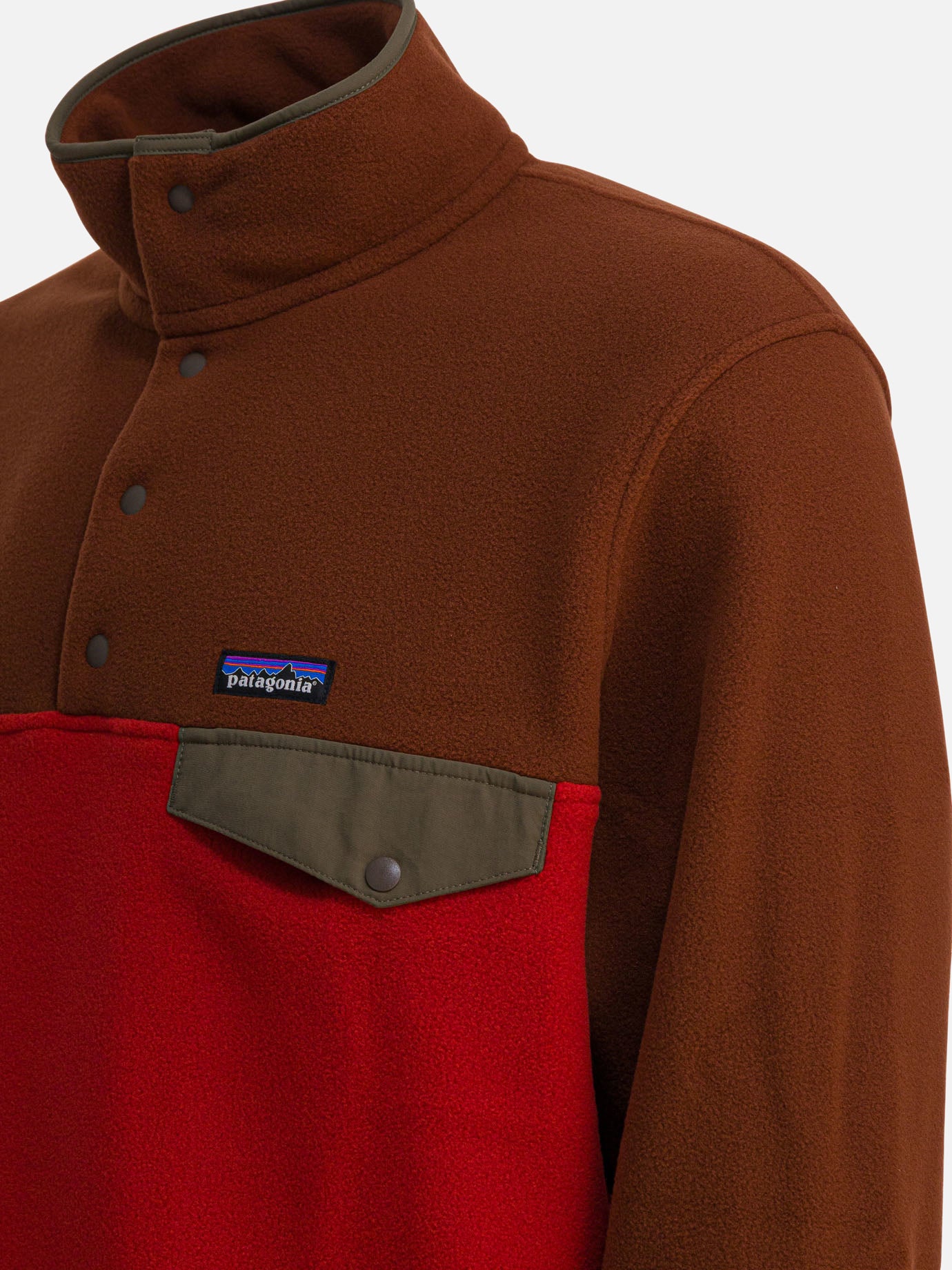 Half zip sweatshirts Solid colour  Red - Patagonia Men | PDP | VIETTI Online Store | Zoom-Modal_4
