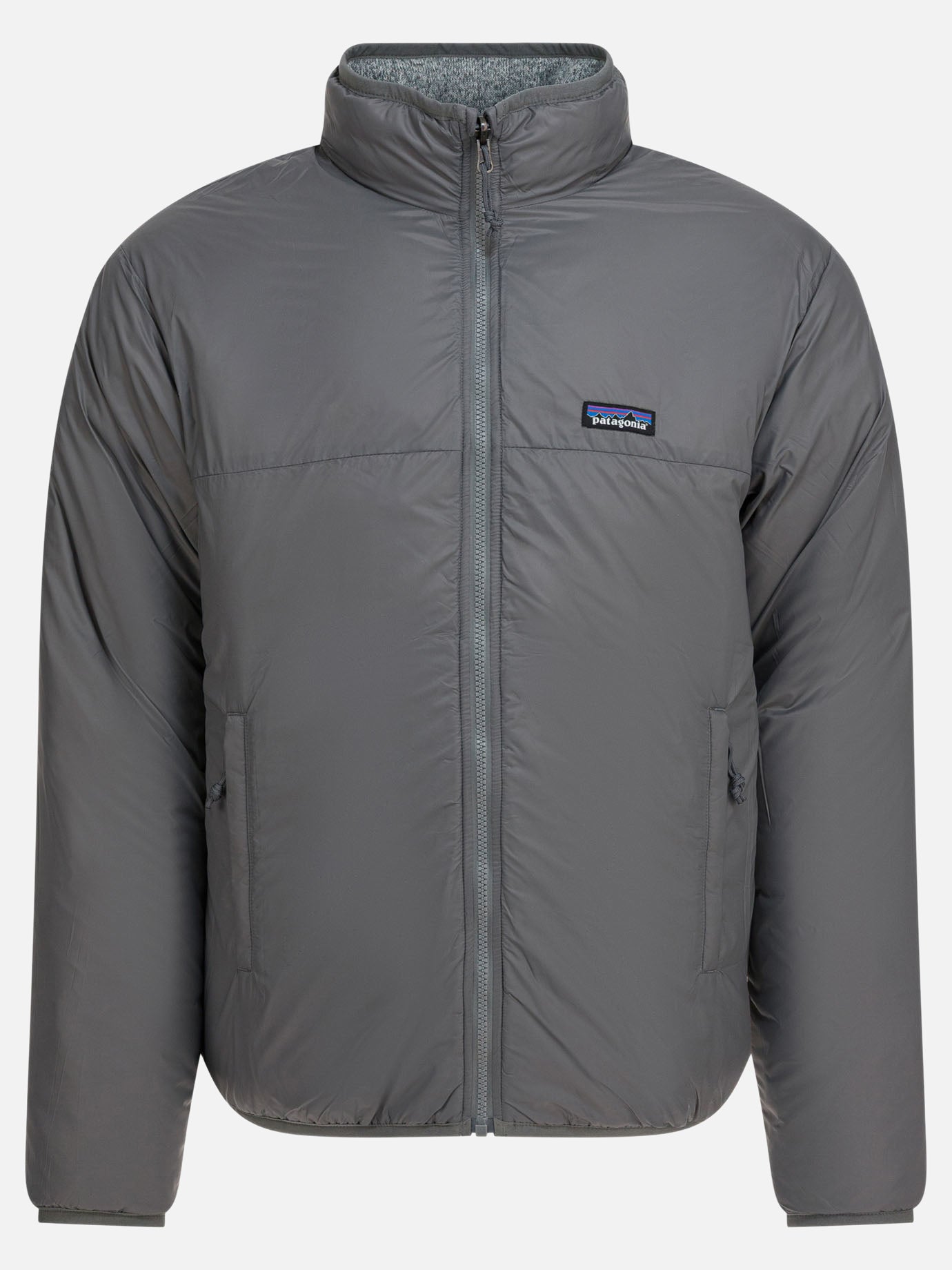 Piumini corti Logo  Grigio - Patagonia Uomo | PDP | VIETTI Online Store | thumbnail_2