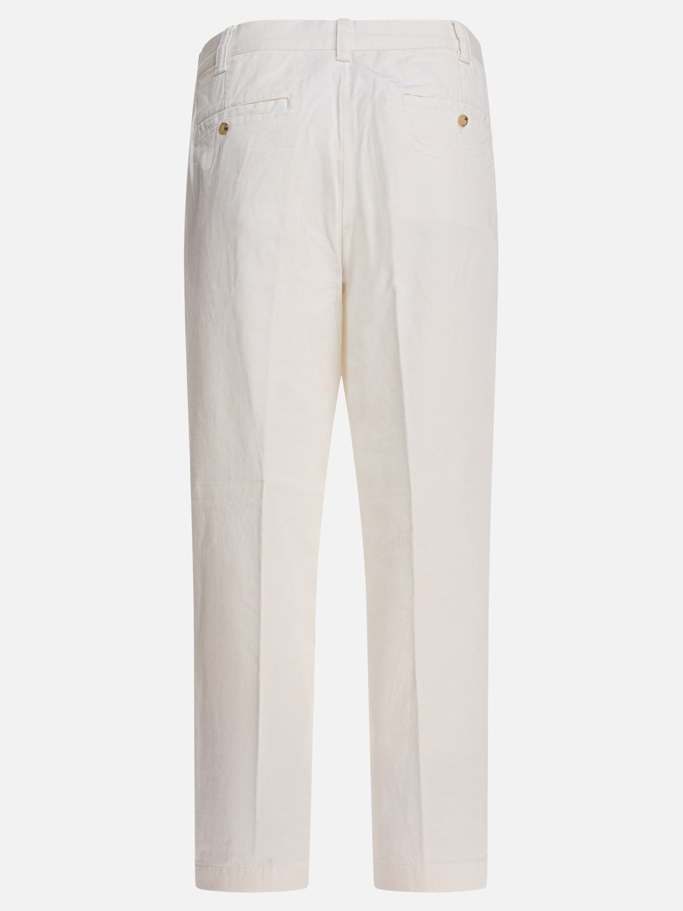 Pantaloni casual Solid colour  Bianco - Polo Ralph Lauren Donna | PDP | VIETTI Online Store | Zoom-Modal_2
