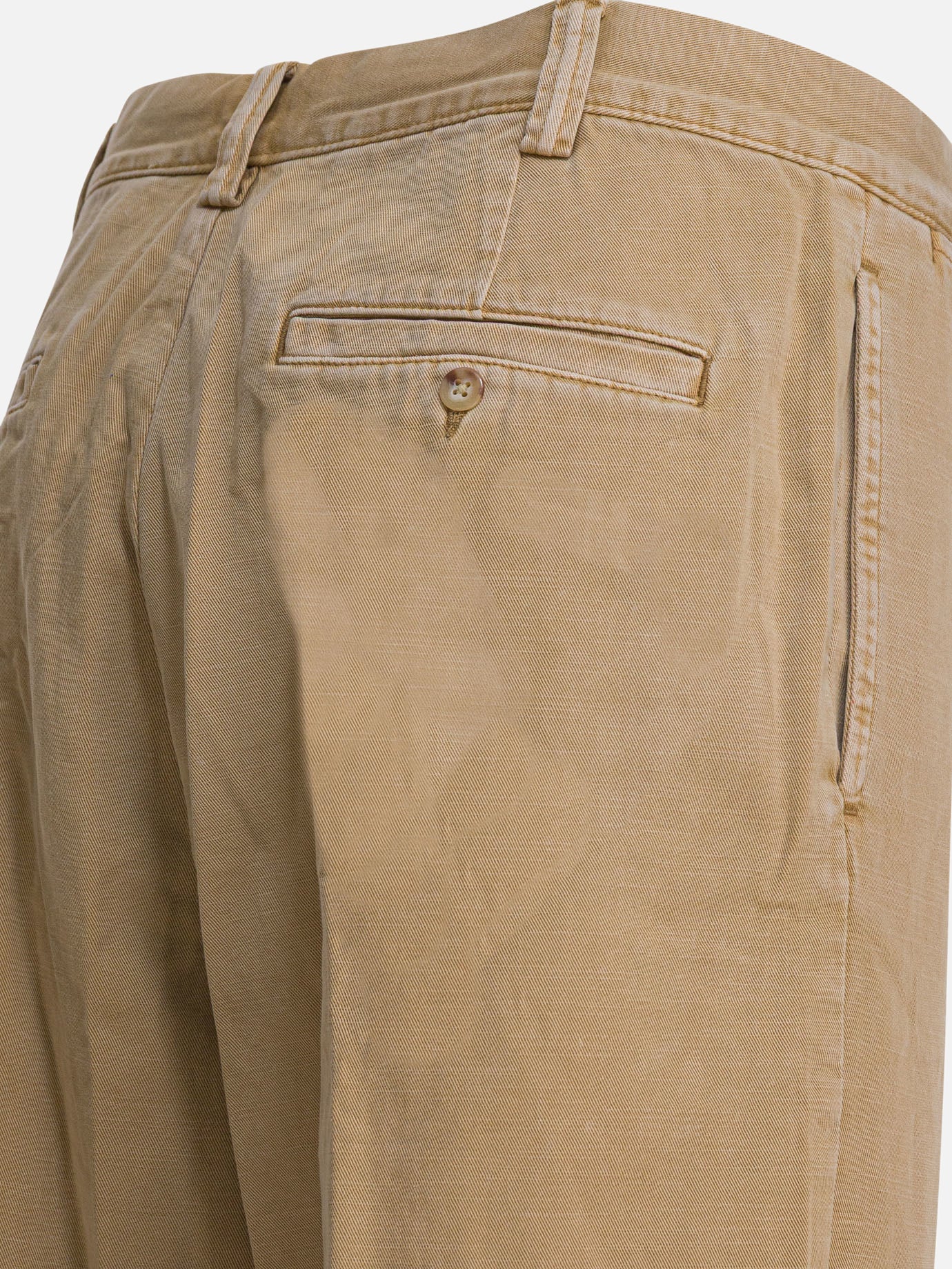 Pantaloni casual Solid colour  Beige - Polo Ralph Lauren Donna | PDP | VIETTI Online Store | thumbnail_3