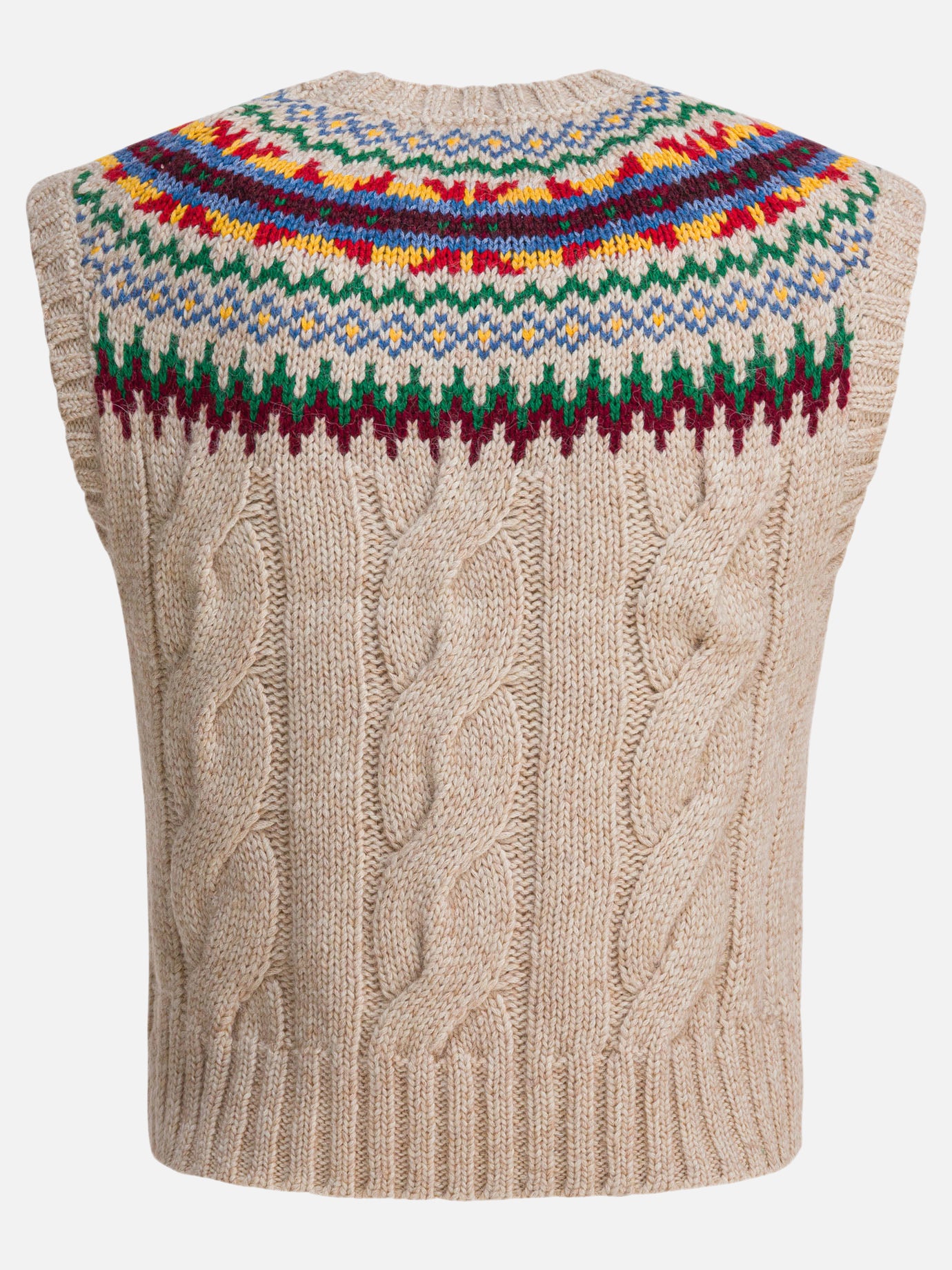 Vests Textured knit  Beige - Polo Ralph Lauren Women | PDP | VIETTI Online Store | thumbnail_2