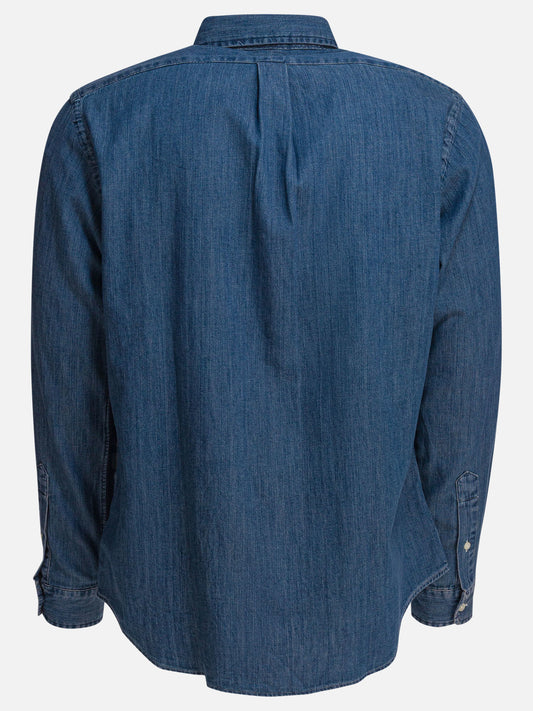 Camicie casual Solid colour  Azzurro - Polo Ralph Lauren Uomo | PLP | VIETTI Online Store | 2
