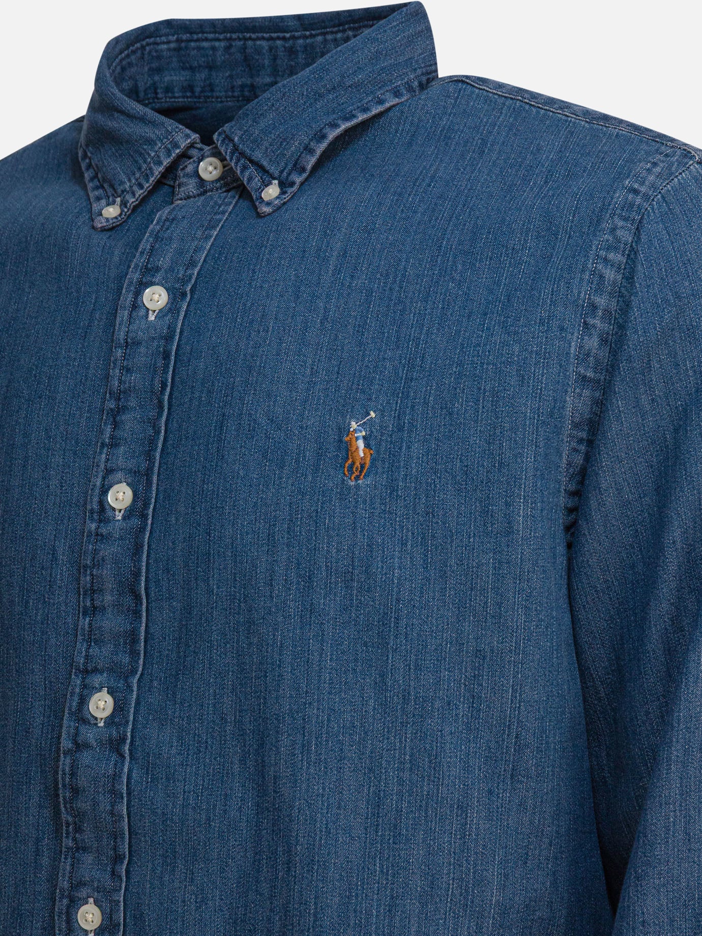 Casual shirts Solid colour  Light blue - Polo Ralph Lauren Men | PDP | VIETTI Online Store | Zoom-Modal_3
