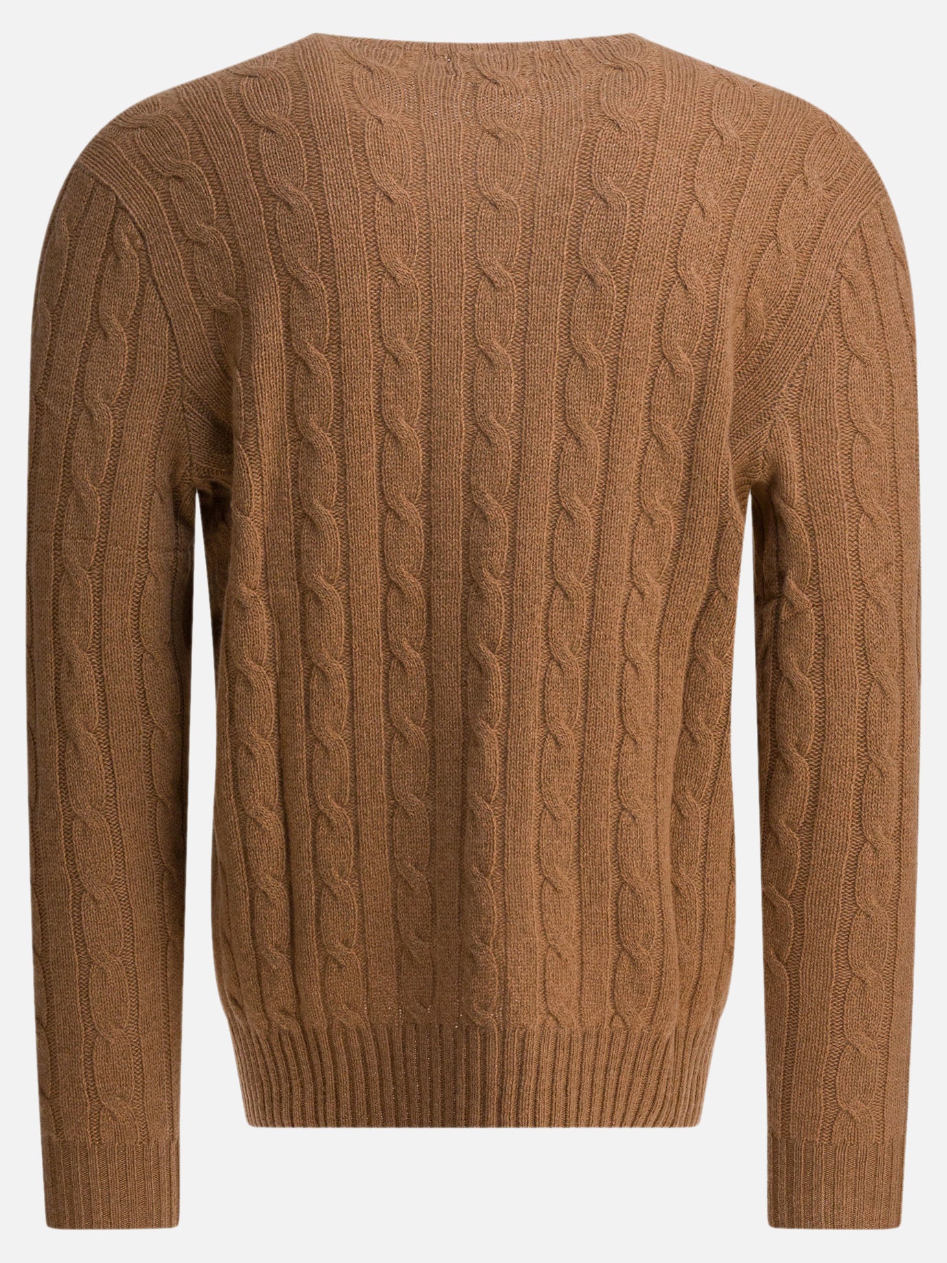 Crewneck sweaters Solid colour  Brown - Polo Ralph Lauren Men | PDP | VIETTI Online Store | Zoom-Modal_2
