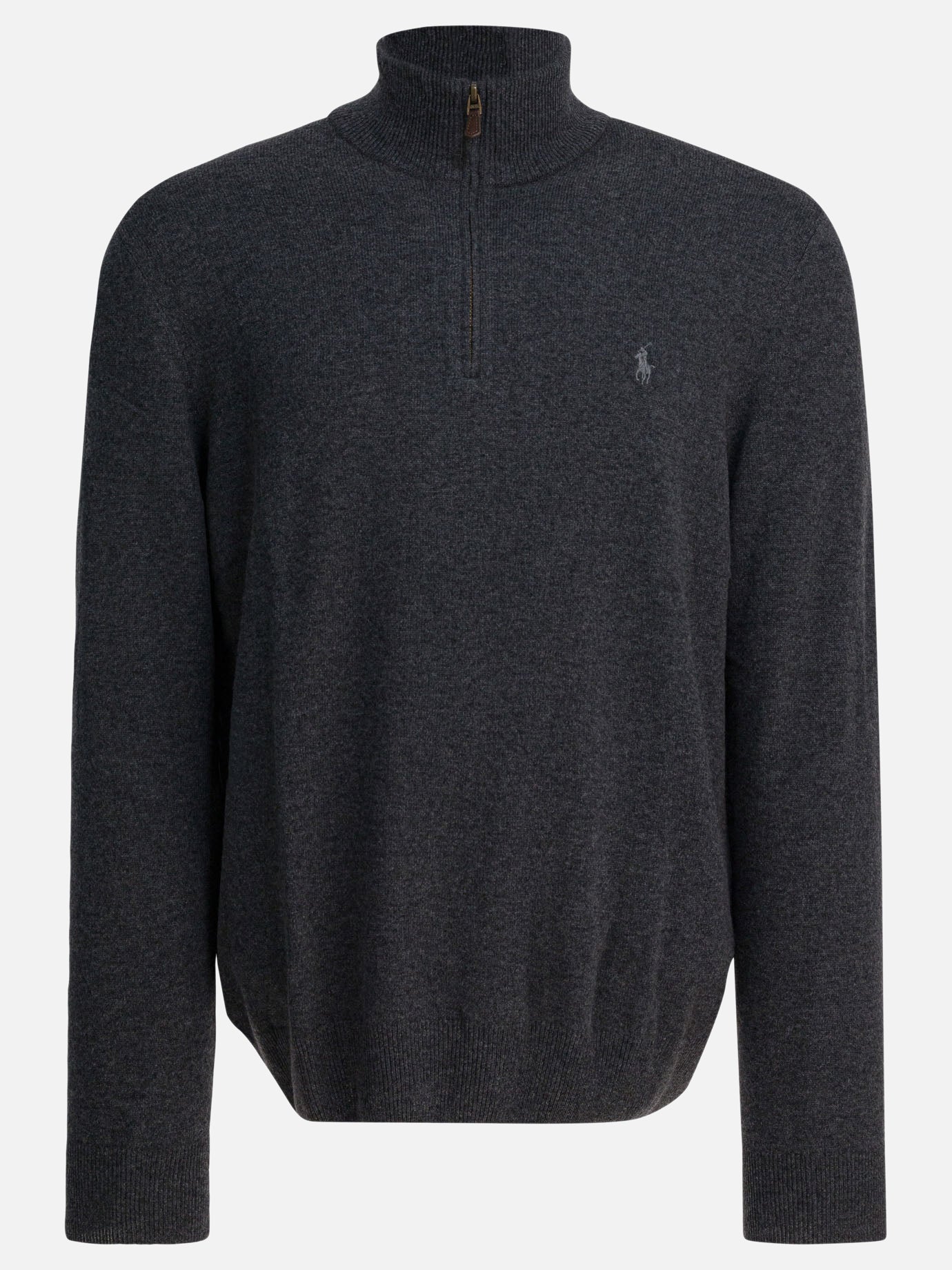 Half zip sweaters Logo  Grey - Polo Ralph Lauren Men | PDP | VIETTI Online Store | Zoom-Modal

