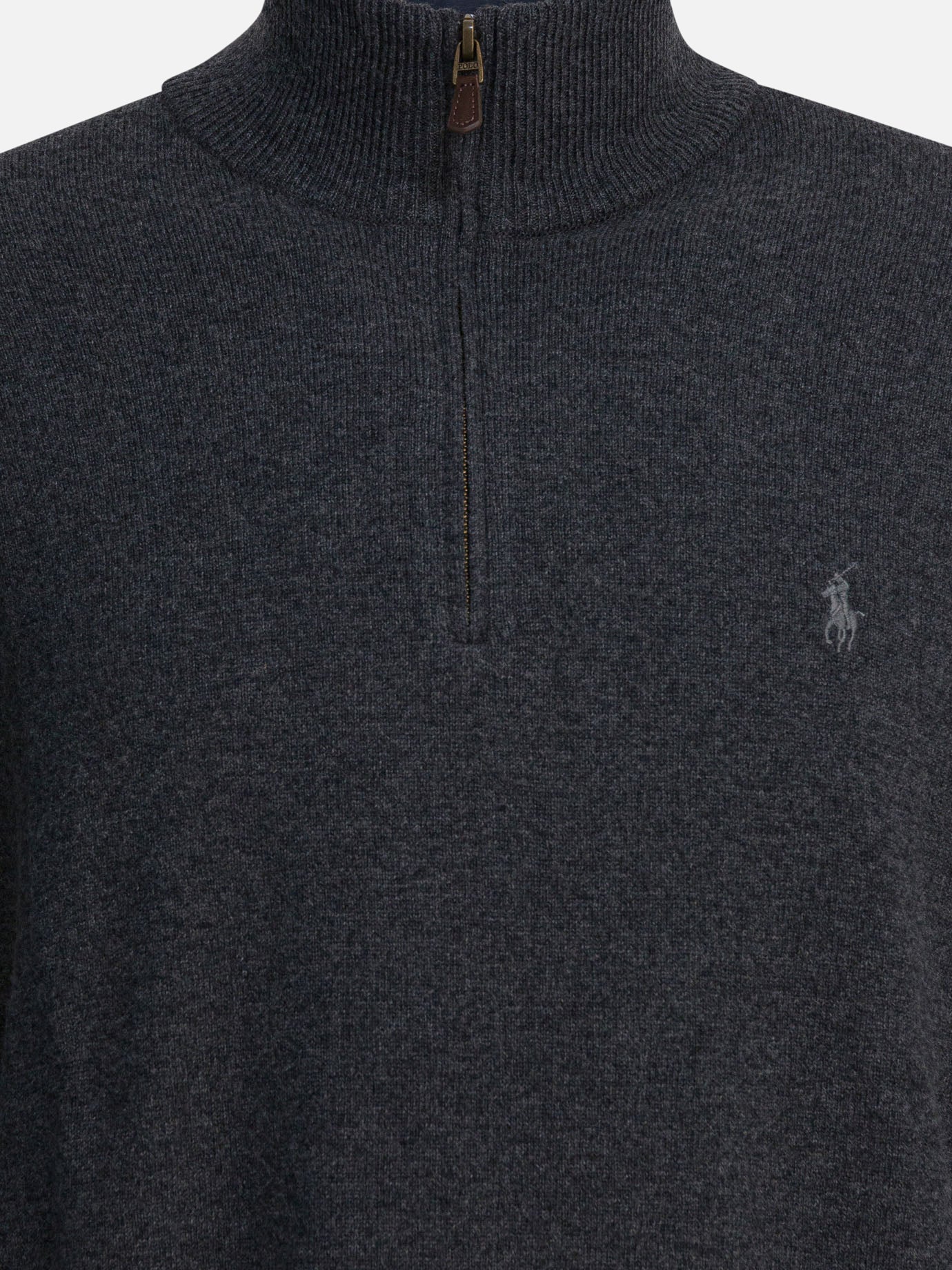 Half zip sweaters Logo  Grey - Polo Ralph Lauren Men | PDP | VIETTI Online Store | thumbnail_3