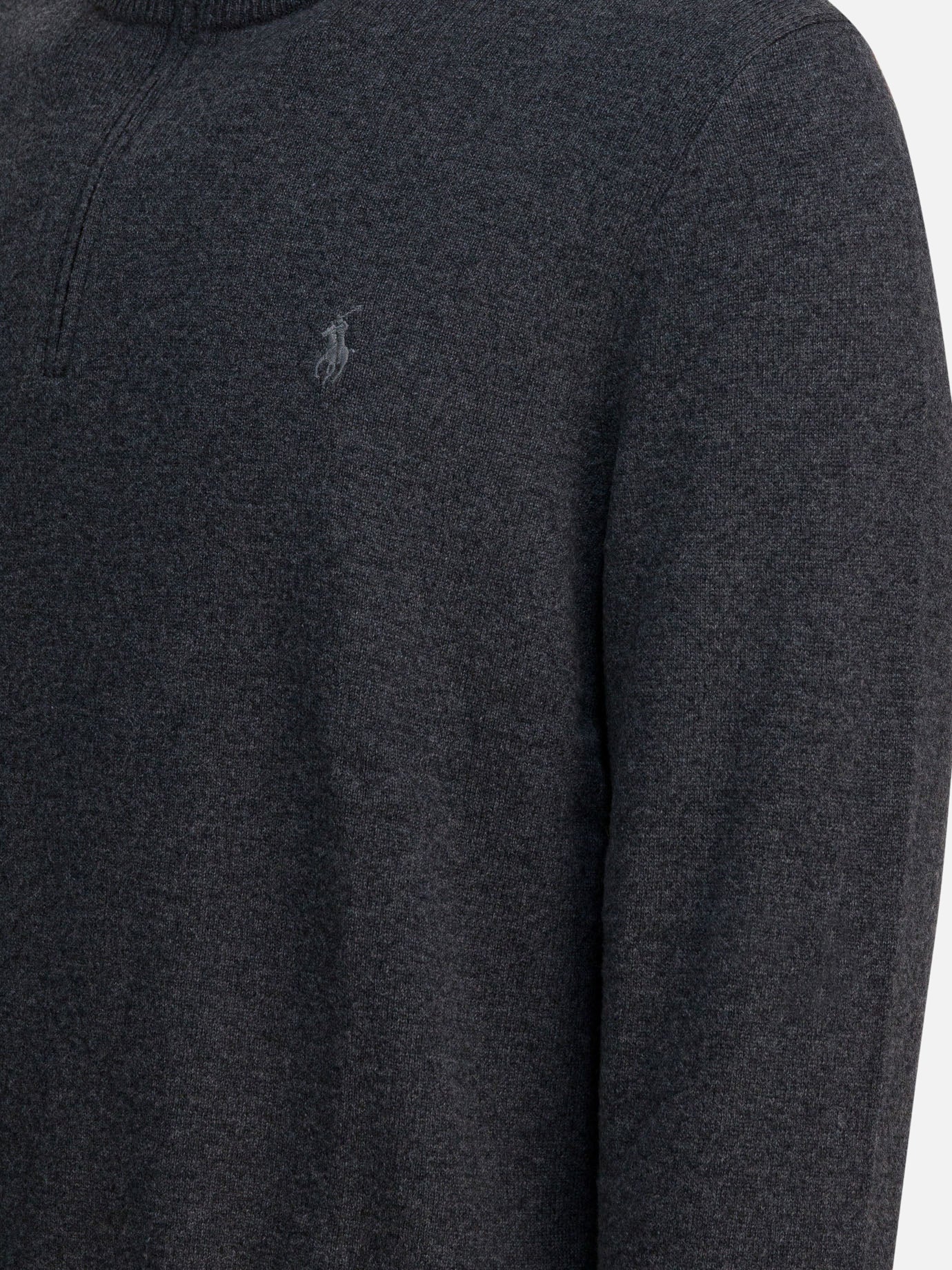 Half zip sweaters Logo  Grey - Polo Ralph Lauren Men | PDP | VIETTI Online Store | thumbnail_4