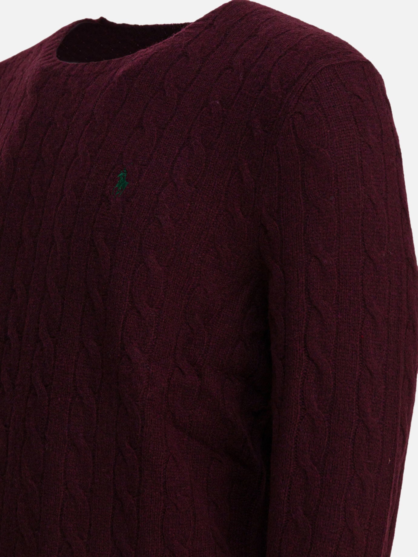 Maglioni girocollo Solid colour  Bordeaux - Polo Ralph Lauren Uomo | PDP | VIETTI Online Store | thumbnail_4