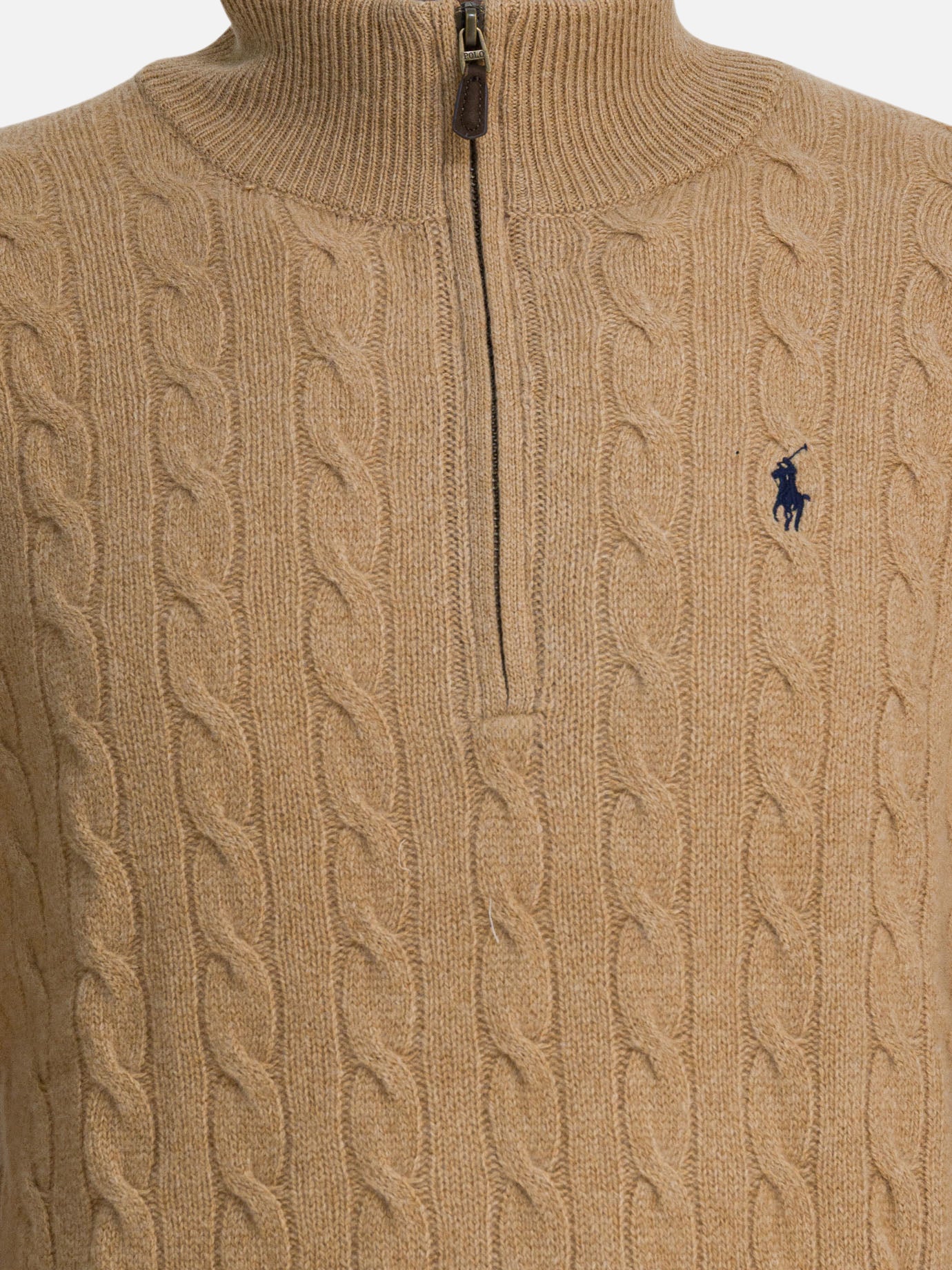 Maglioni con mezza zip Logo  Beige - Polo Ralph Lauren Uomo | PDP | VIETTI Online Store | thumbnail_3
