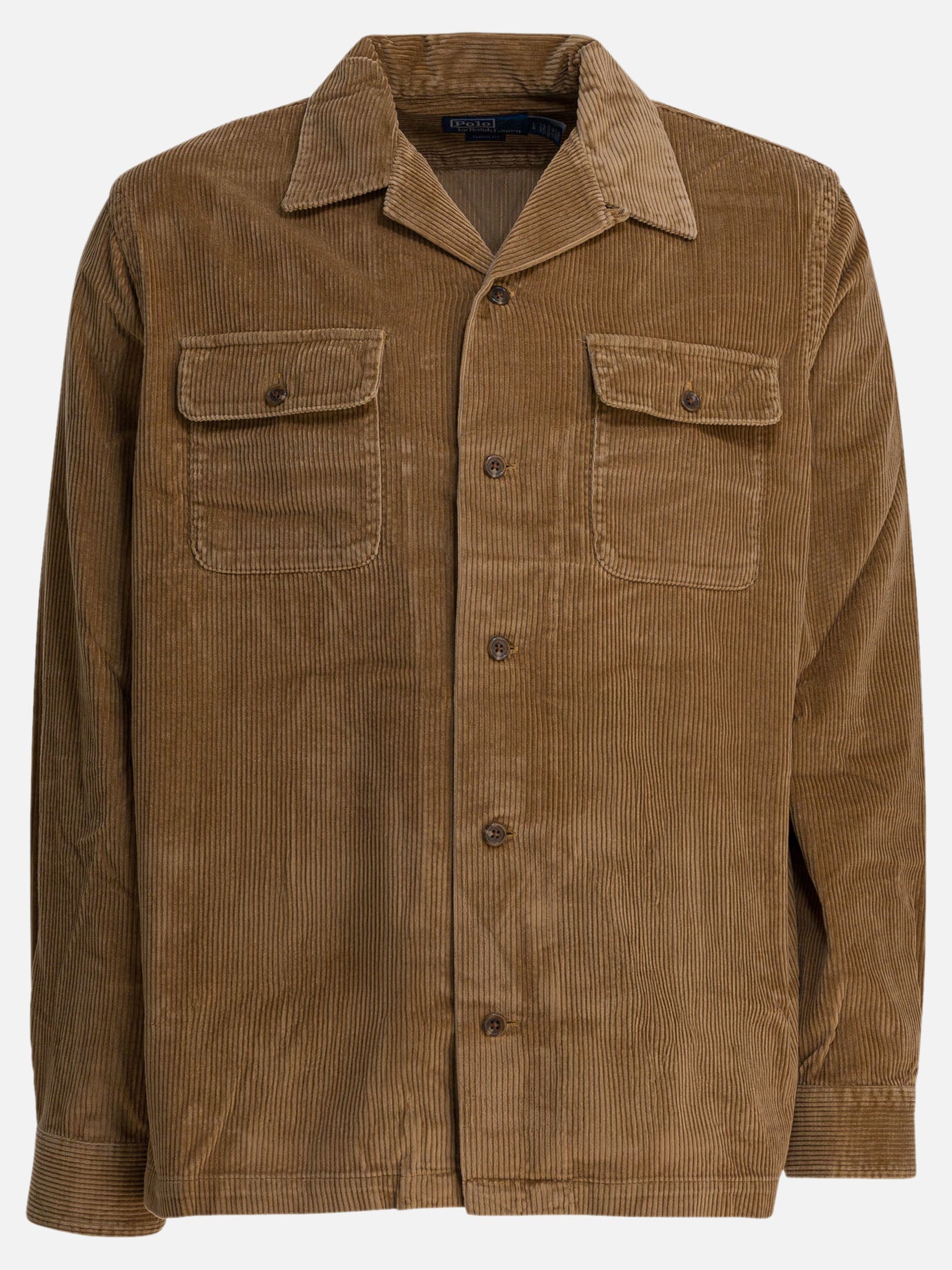 Overshirt jackets Solid colour  Brown - Polo Ralph Lauren Men | PDP | VIETTI Online Store | Zoom-Modal
