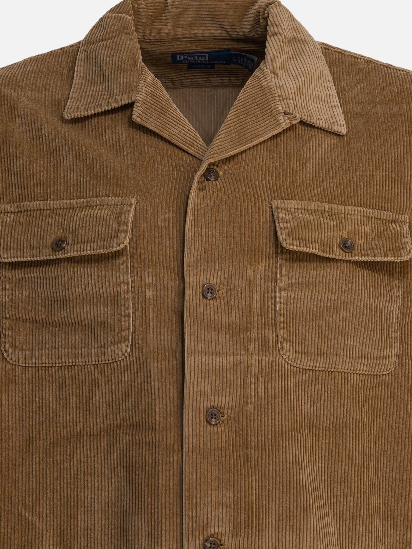 Overshirt jackets Solid colour  Brown - Polo Ralph Lauren Men | PDP | VIETTI Online Store | thumbnail_3