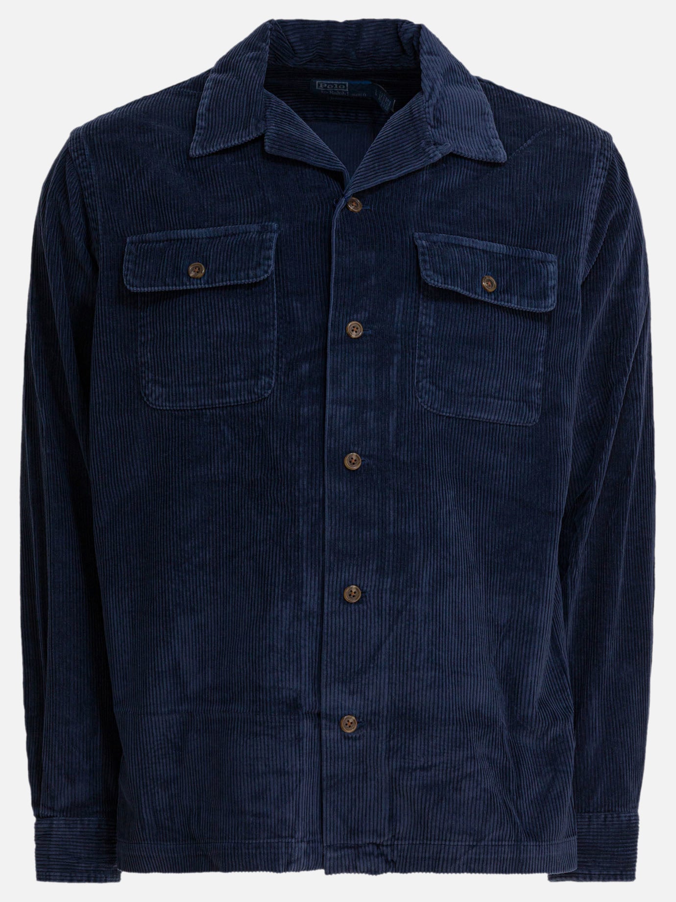 Overshirt jackets Solid colour  Blue - Polo Ralph Lauren Men | PDP | VIETTI Online Store | Zoom-Modal
