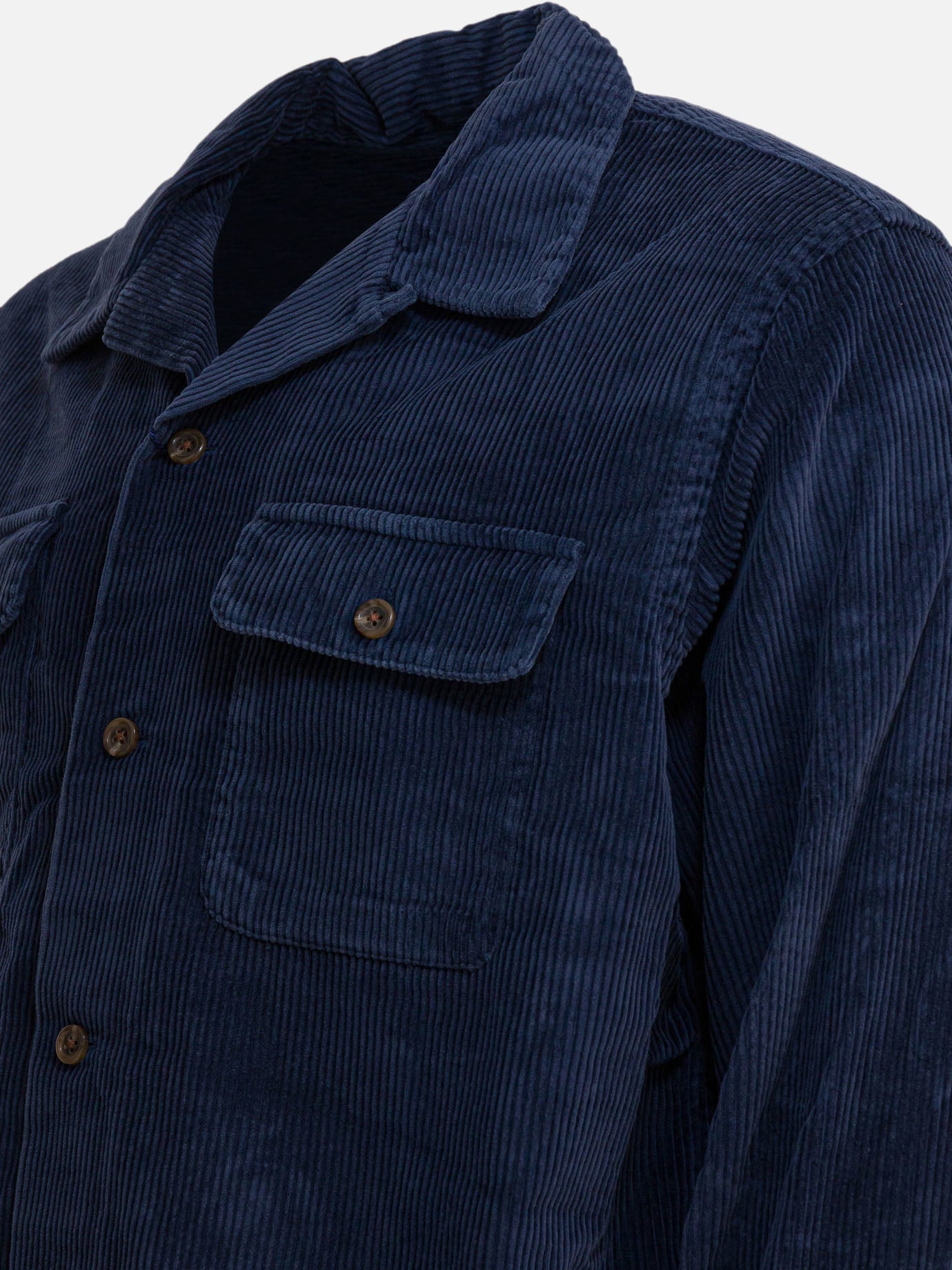 Overshirt jackets Solid colour  Blue - Polo Ralph Lauren Men | PDP | VIETTI Online Store | thumbnail_4