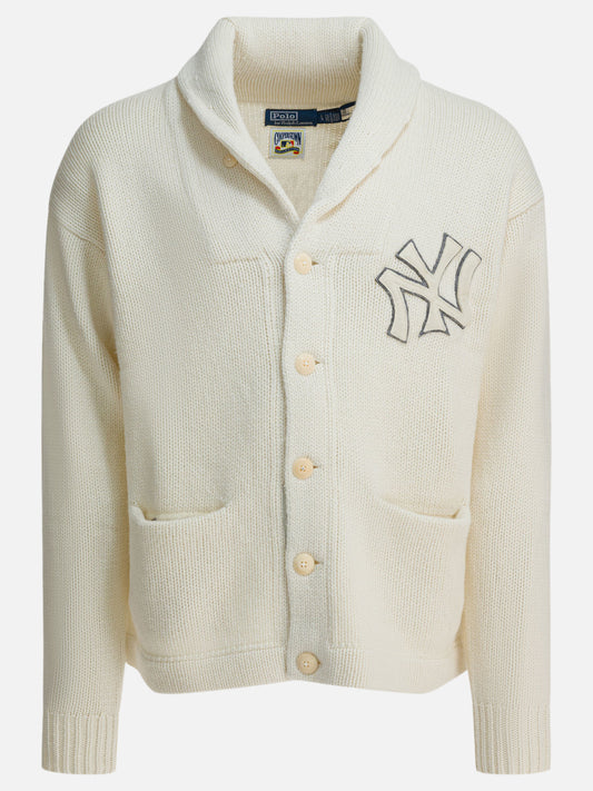 Cardigan Logo  Bianco - Polo Ralph Lauren Uomo | PLP | VIETTI Online Store 
